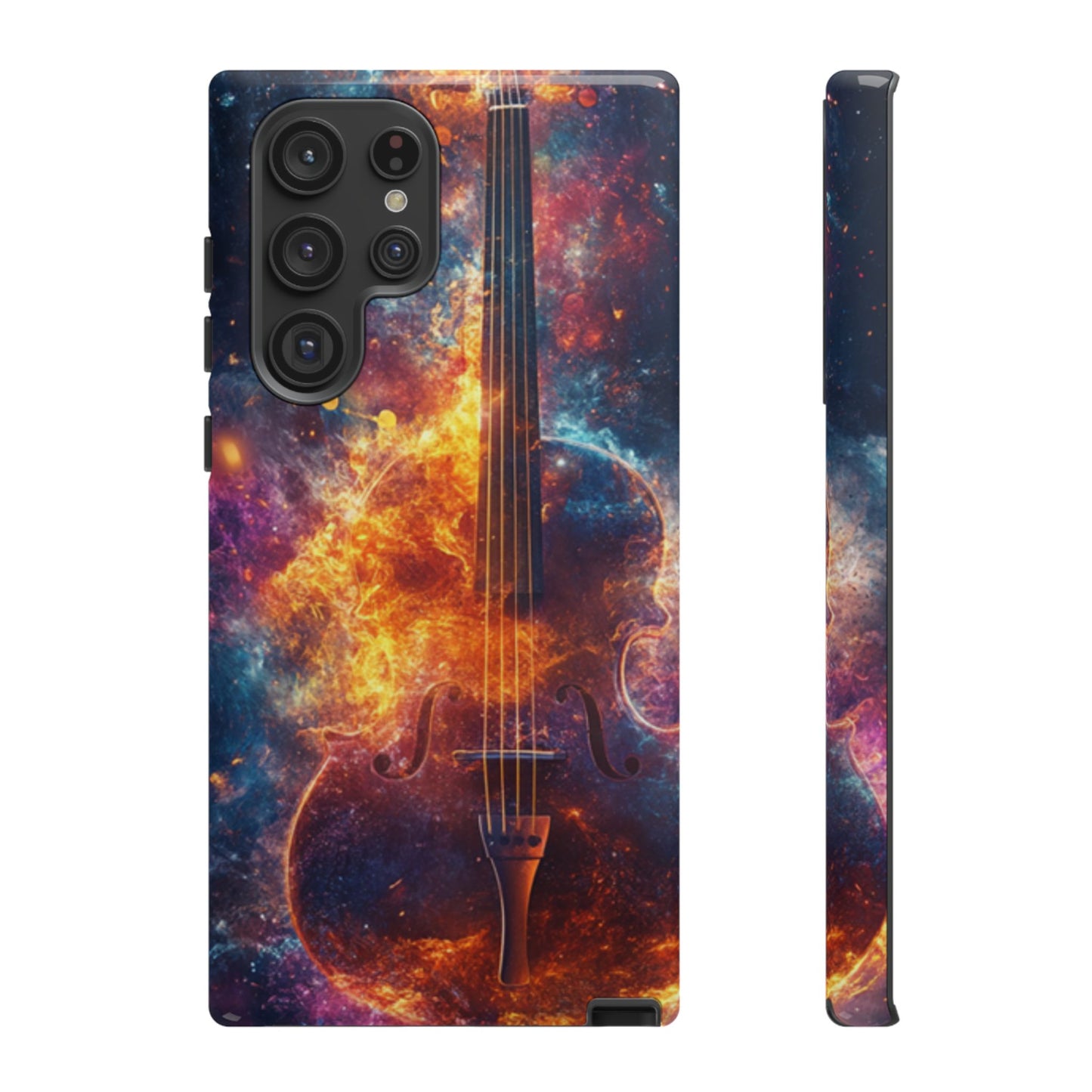 Fiery Violin Galaxy Phone Case – iPhone, Samsung, Google Pixel