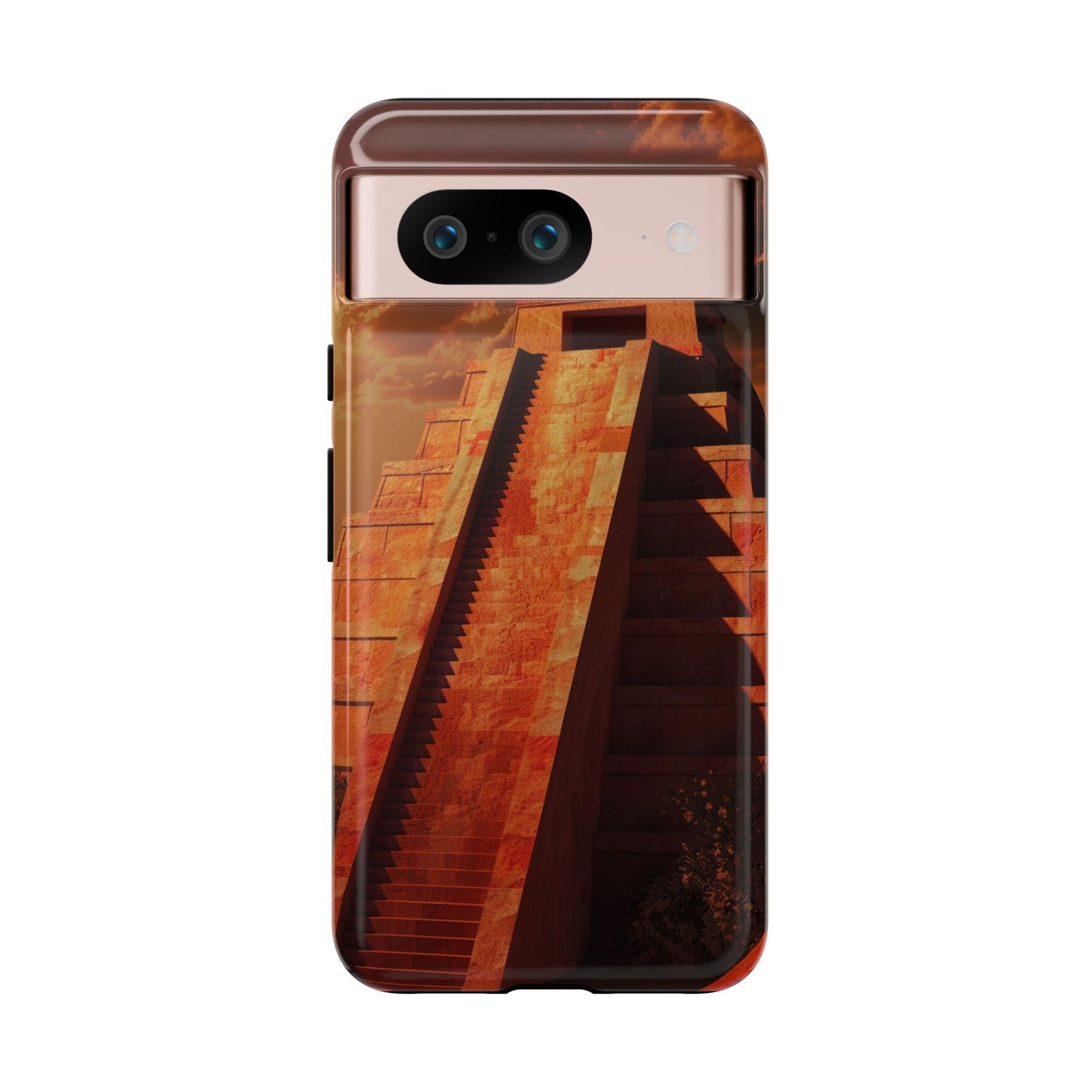 Mayan Pyramid Twilight Phone Case – iPhone, Google Pixel, Samsung Galaxy