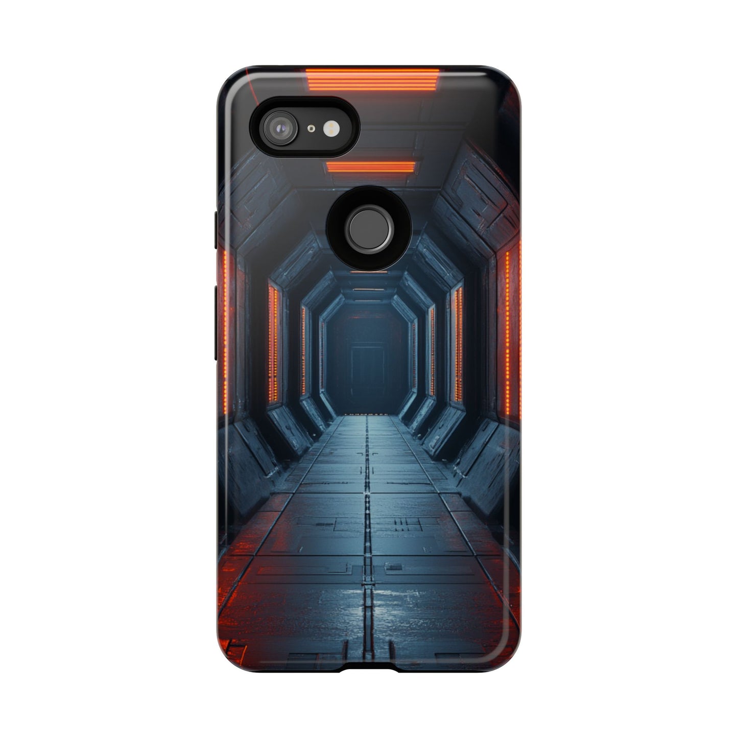 Red Alert Corridor – Tough Google Pixel Case