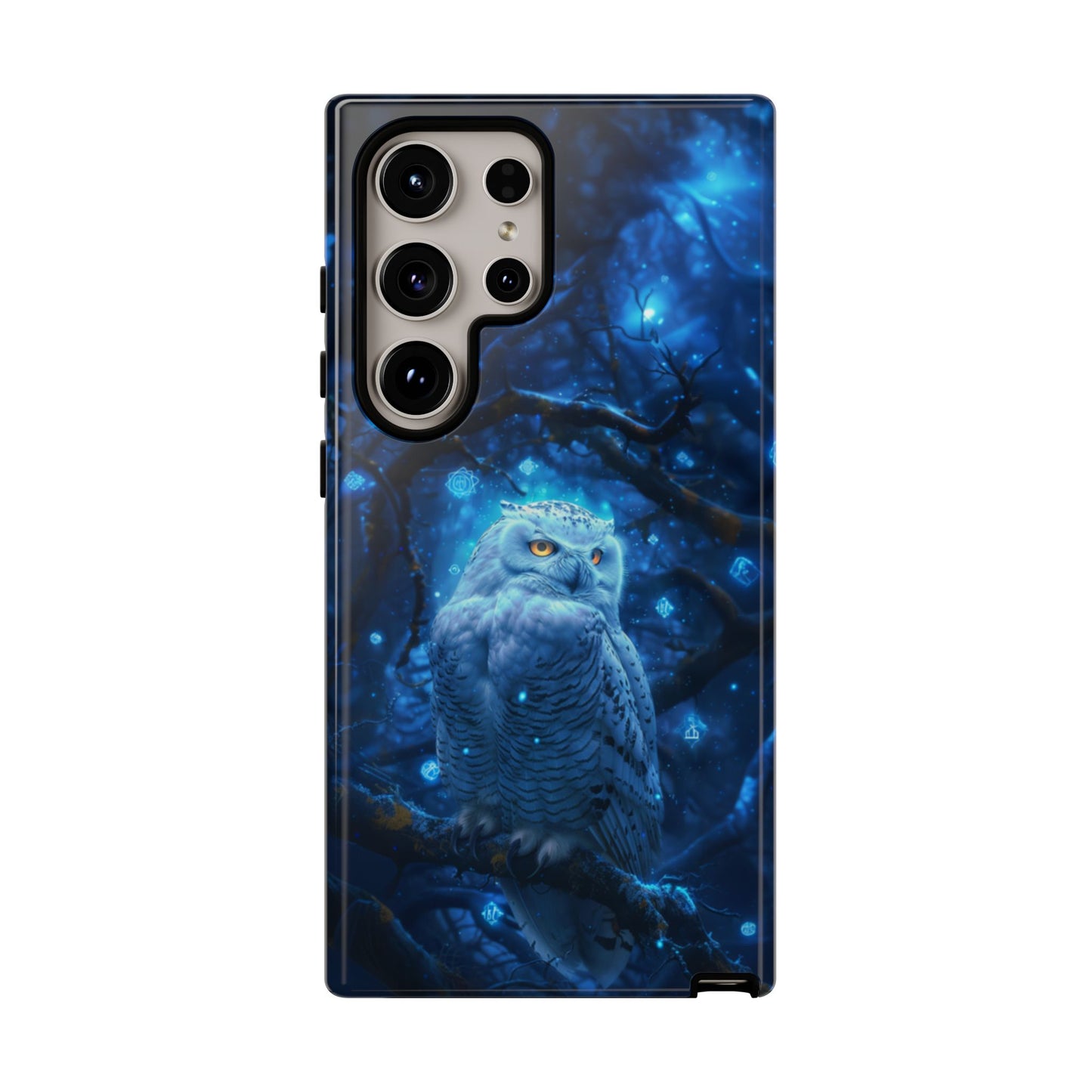 Luminous Rune Owl – Tough Samsung Galaxy Case