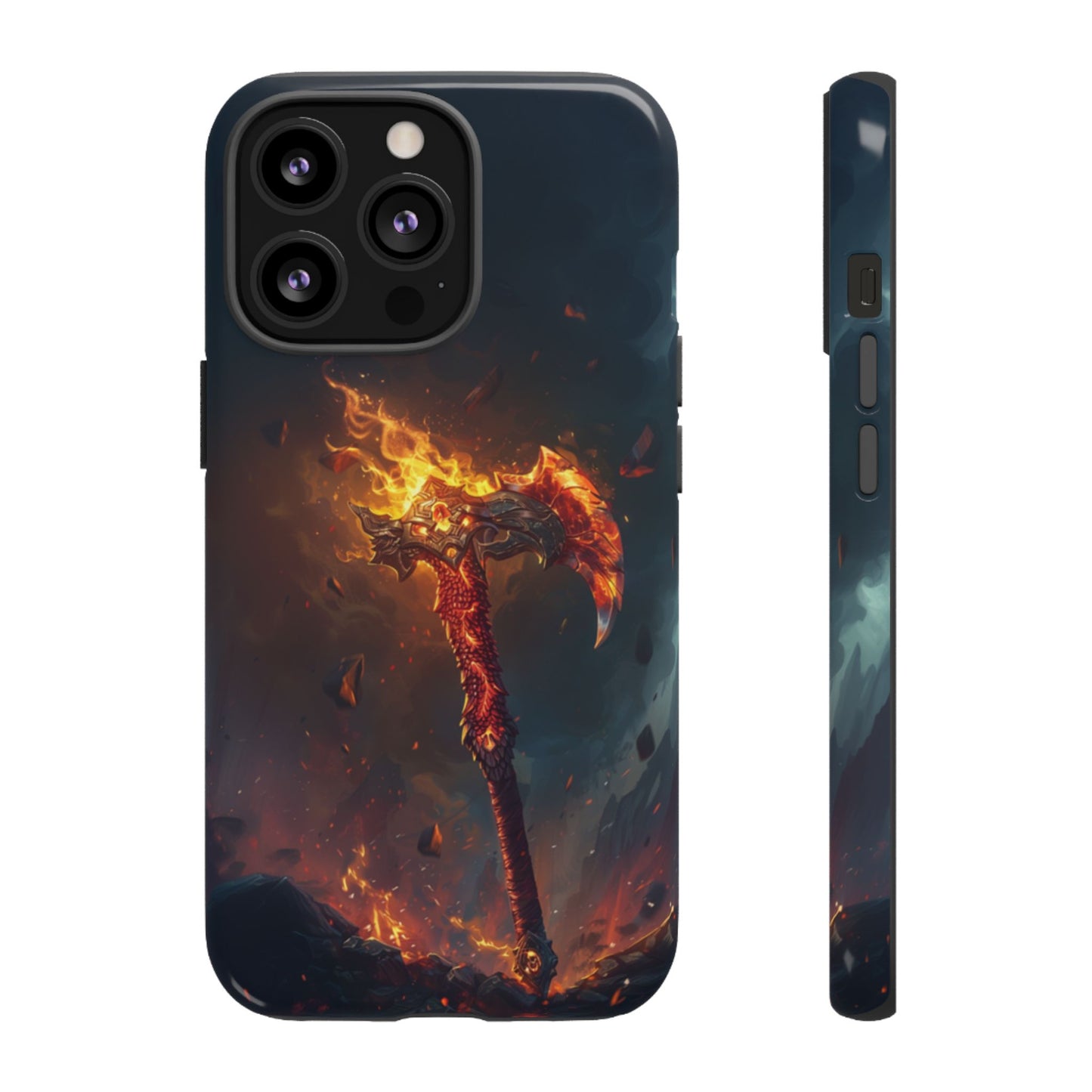 Dragon Fire Axe - Tough iPhone Case