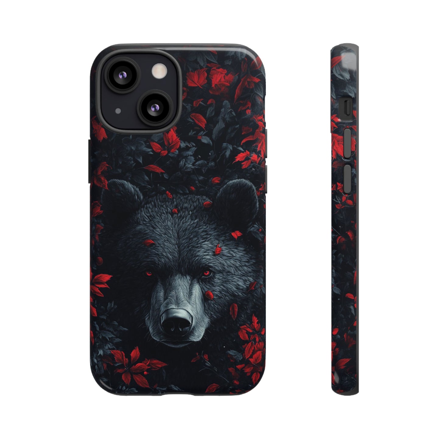 Crimson Bear Thicket – Tough iPhone Case