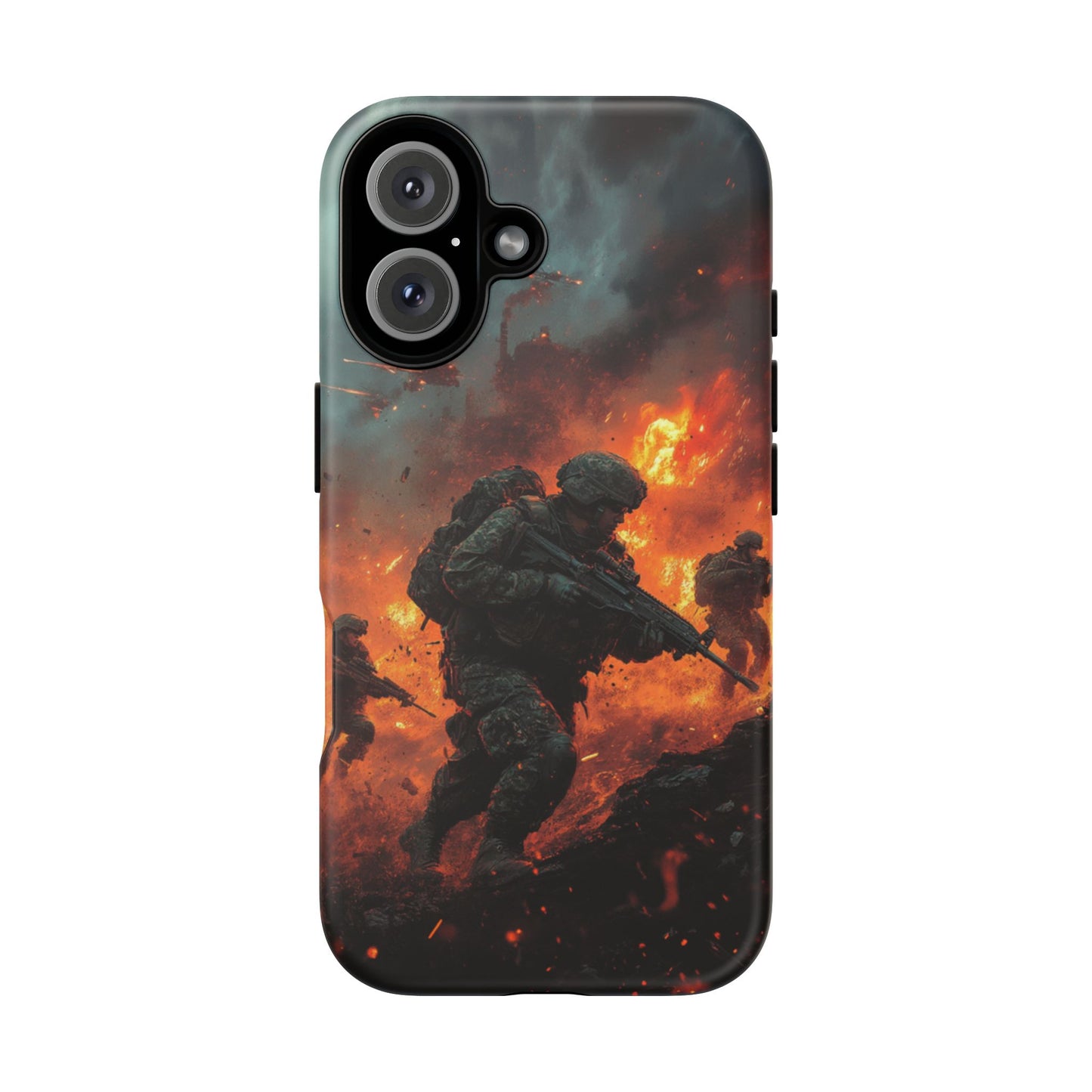 Epic Battlefield Soldier Phone Case - iPhone, Google Pixel, Samsung Galaxy