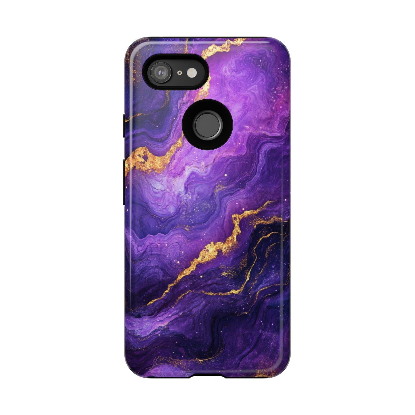 Amethyst Gold Marble – Tough Google Pixel Case