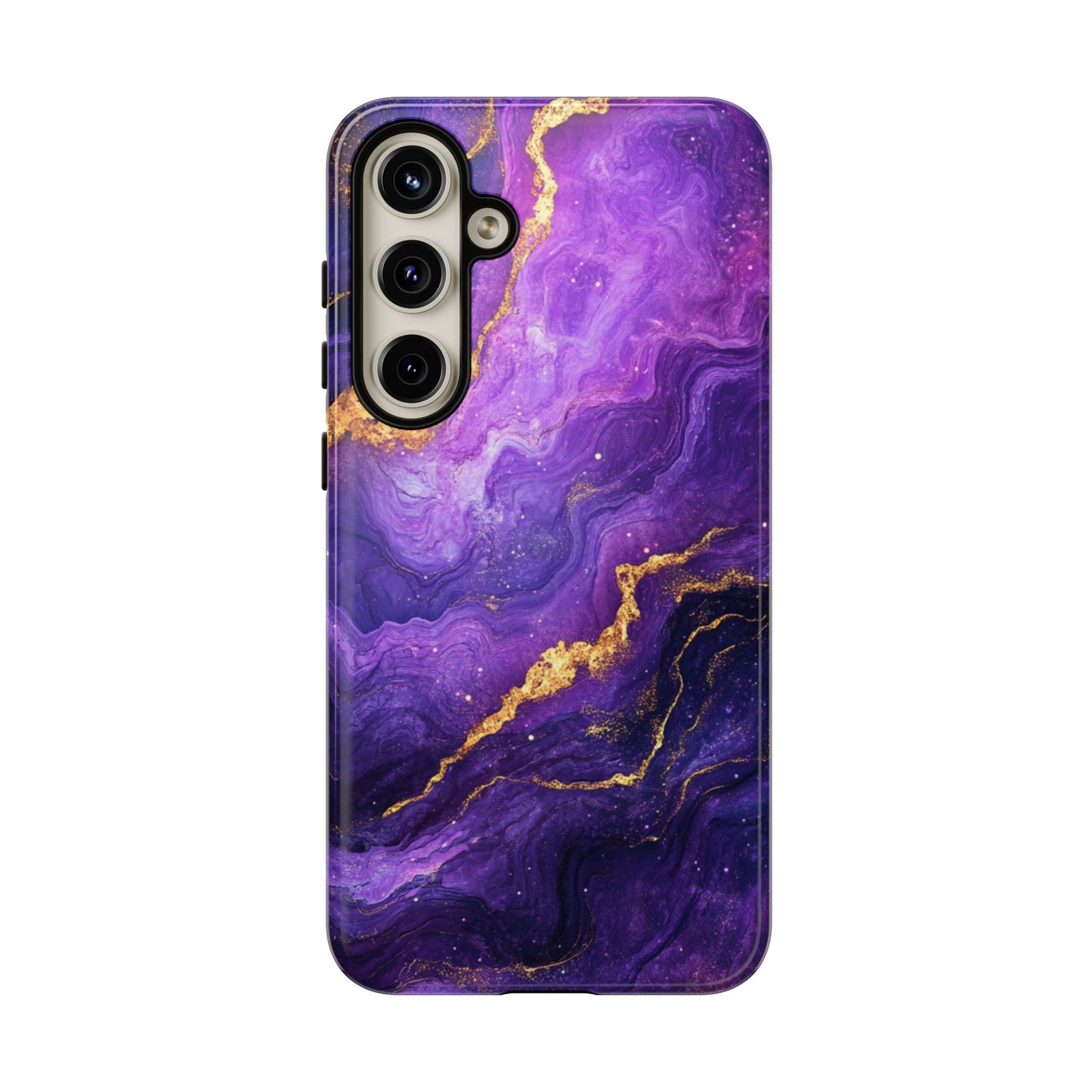 Amethyst Gold Marble – Tough Samsung Galaxy Case