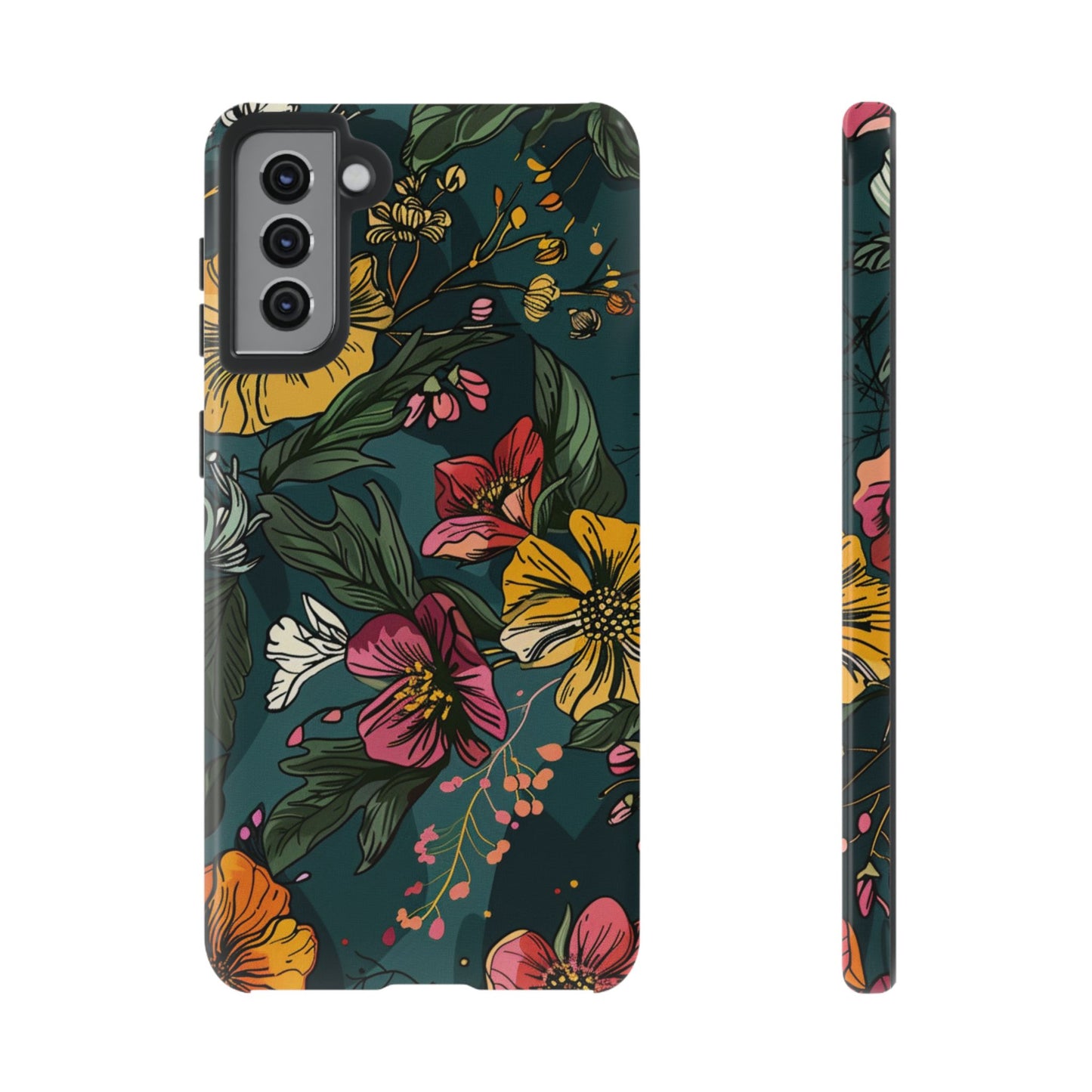 Vintage Floral Bloom – Tough Samsung Galaxy Case