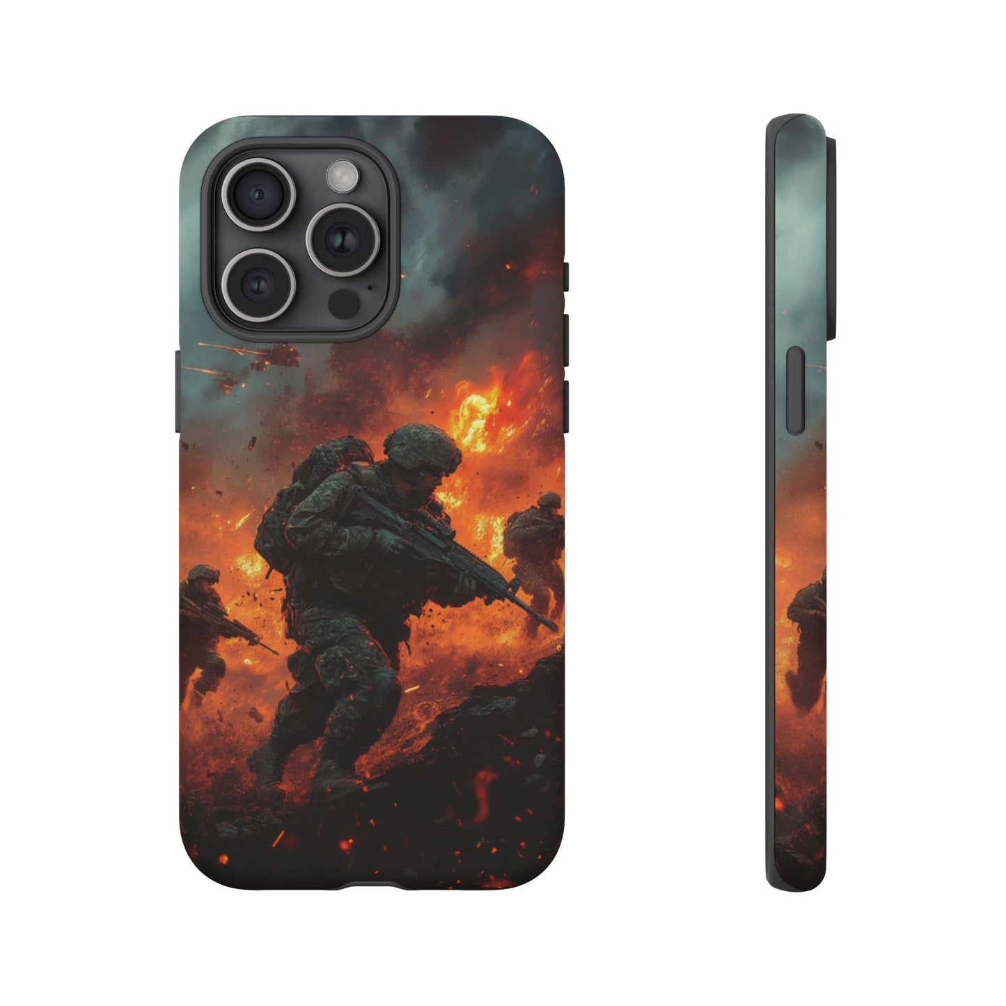 Epic Battlefield Soldier Phone Case - iPhone, Google Pixel, Samsung Galaxy