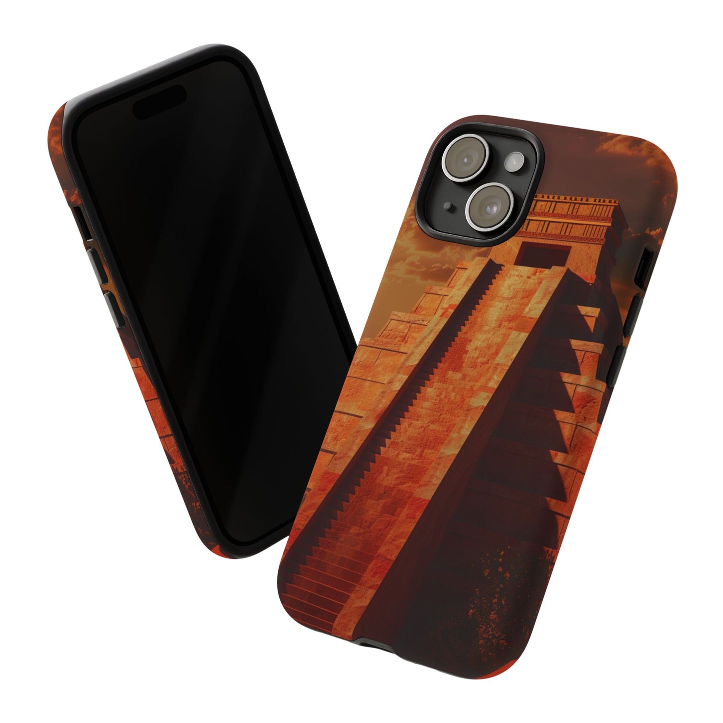 Mayan Pyramid Twilight Phone Case – iPhone, Google Pixel, Samsung Galaxy