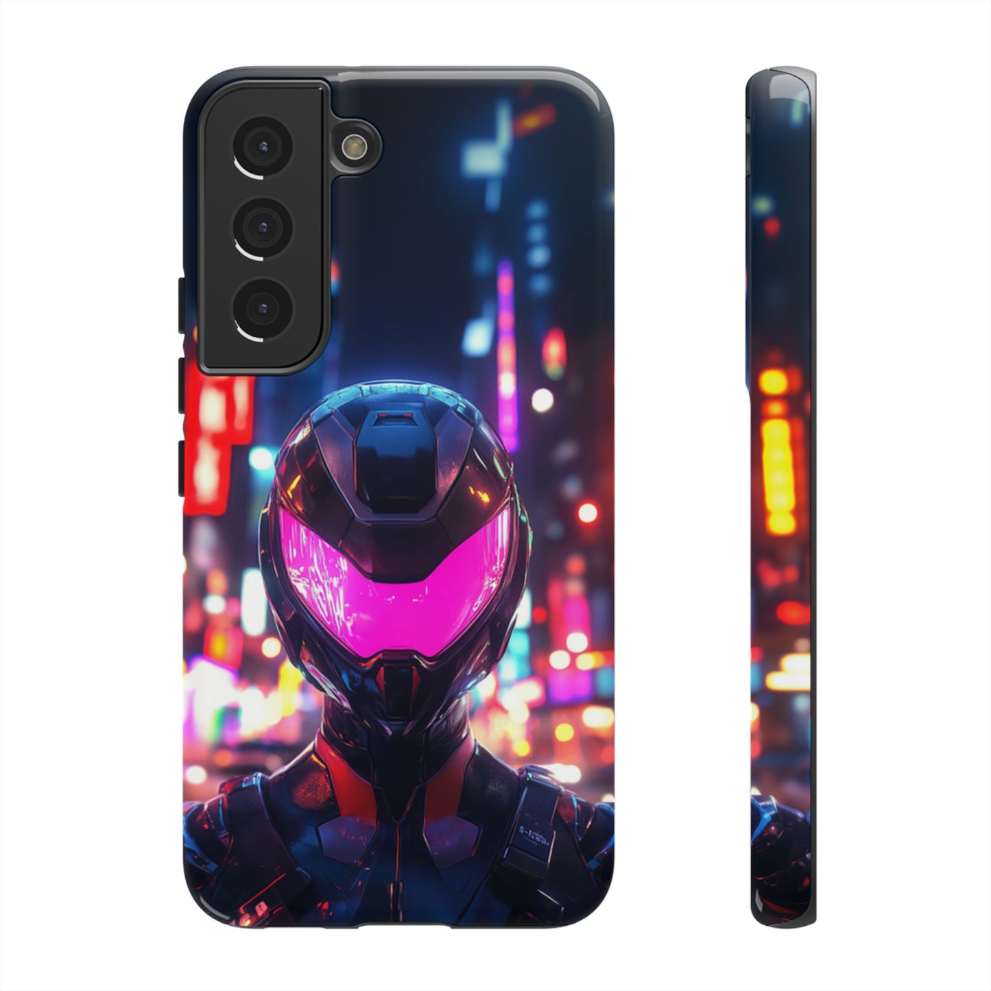 Neon Guardian Warrior – Tough Samsung Galaxy Case