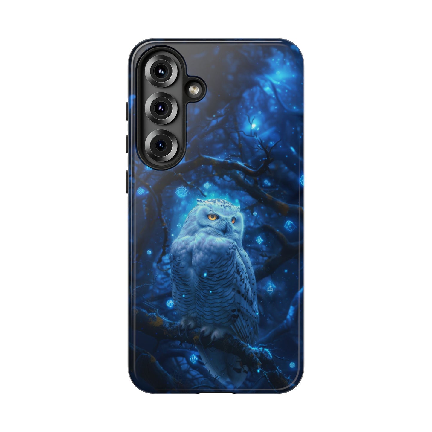Luminous Rune Owl – Tough Samsung Galaxy Case
