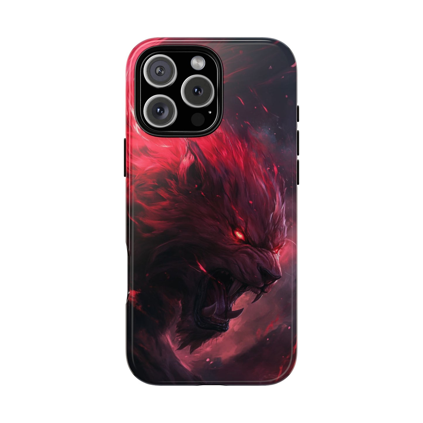 Fiery Wolf Spirit – Tough iPhone Case