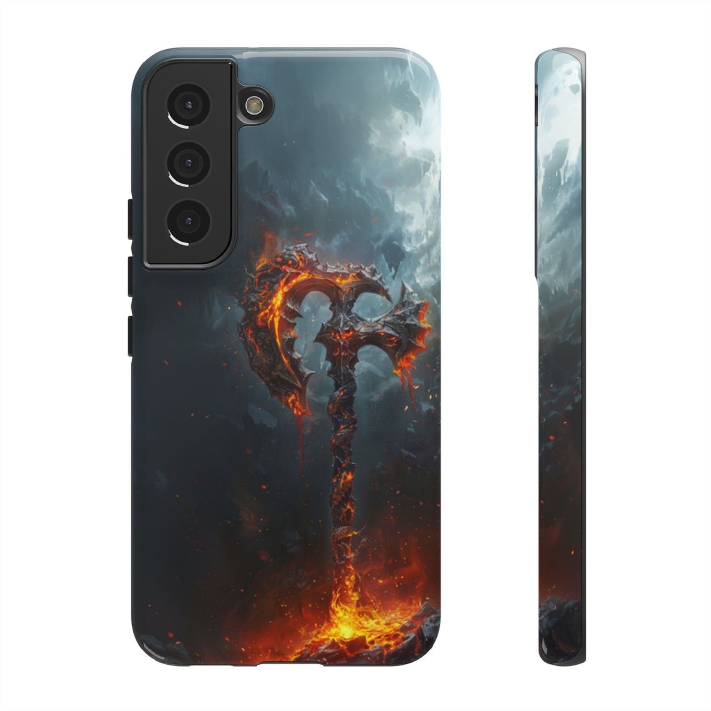 Molten War Axe - Tough Samsung Galaxy Case