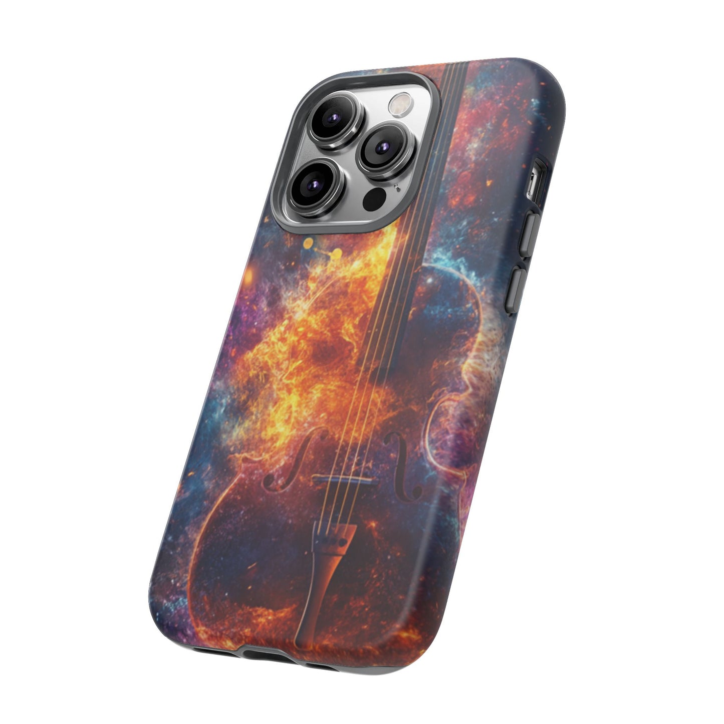 Fiery Violin Galaxy Phone Case – iPhone, Samsung, Google Pixel