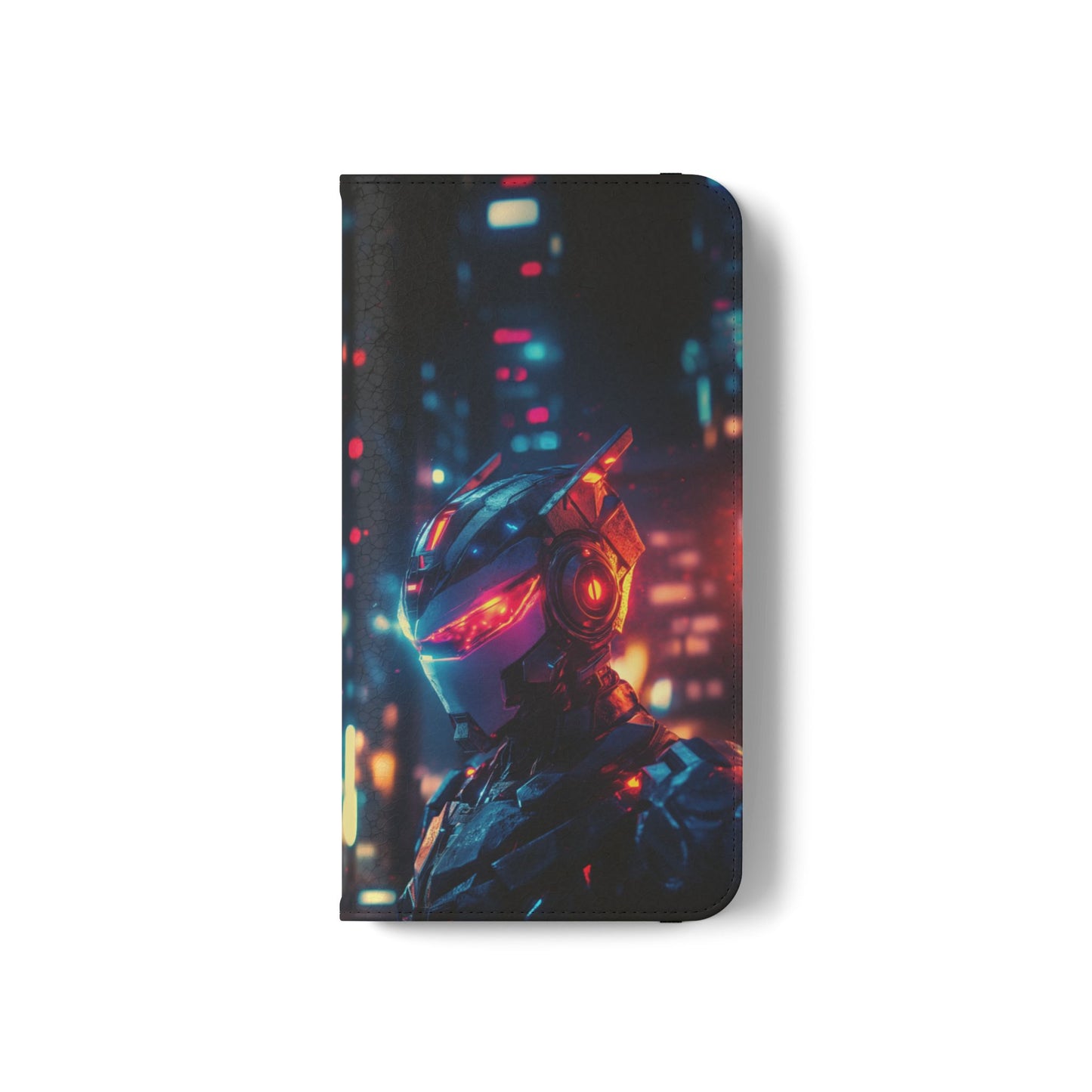 Neon Cyborg - Wallet Flip Case