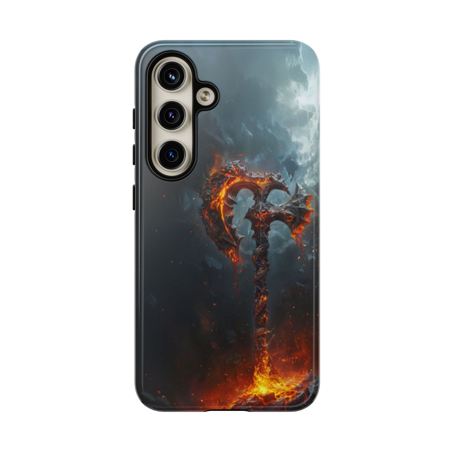 Molten War Axe - Tough Samsung Galaxy Case