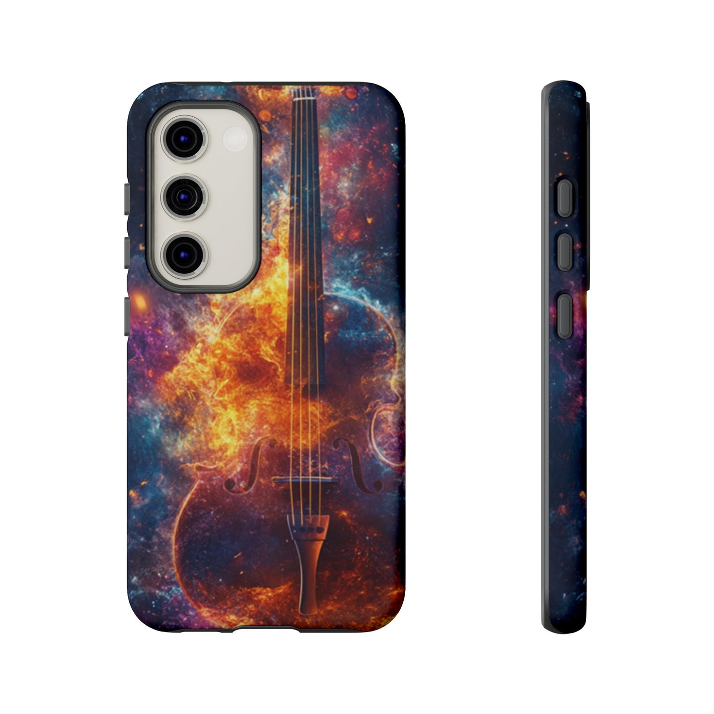 Fiery Violin Galaxy Phone Case – iPhone, Samsung, Google Pixel