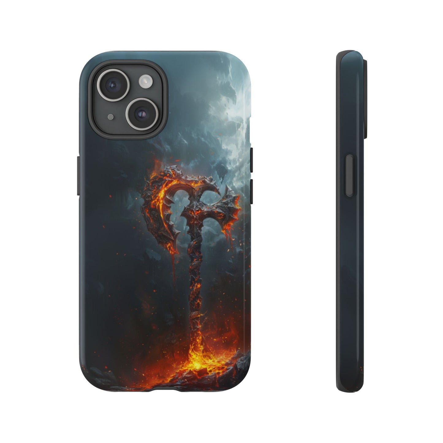 Molten War Axe - Tough iPhone Case