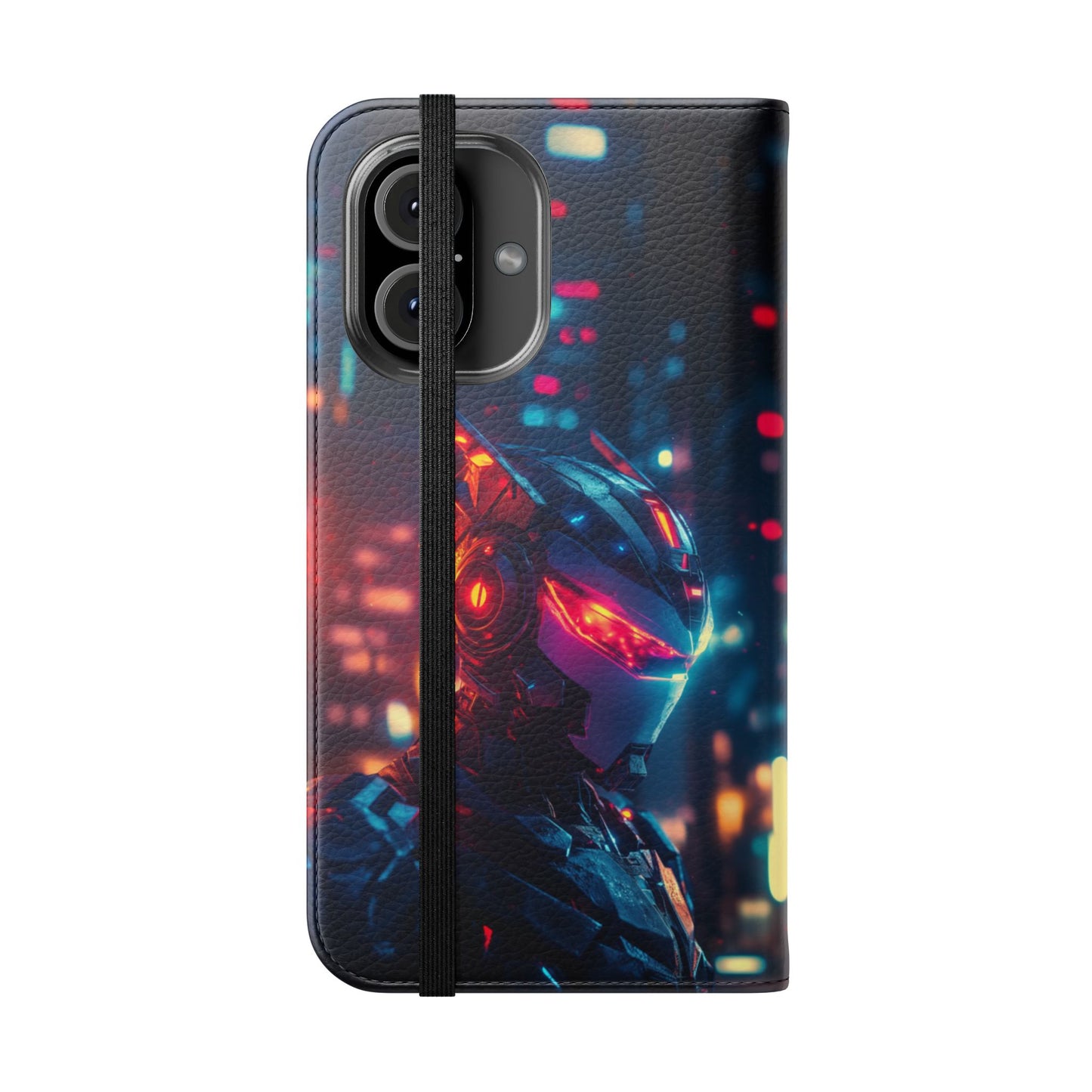 Neon Cyborg - Wallet Flip Case