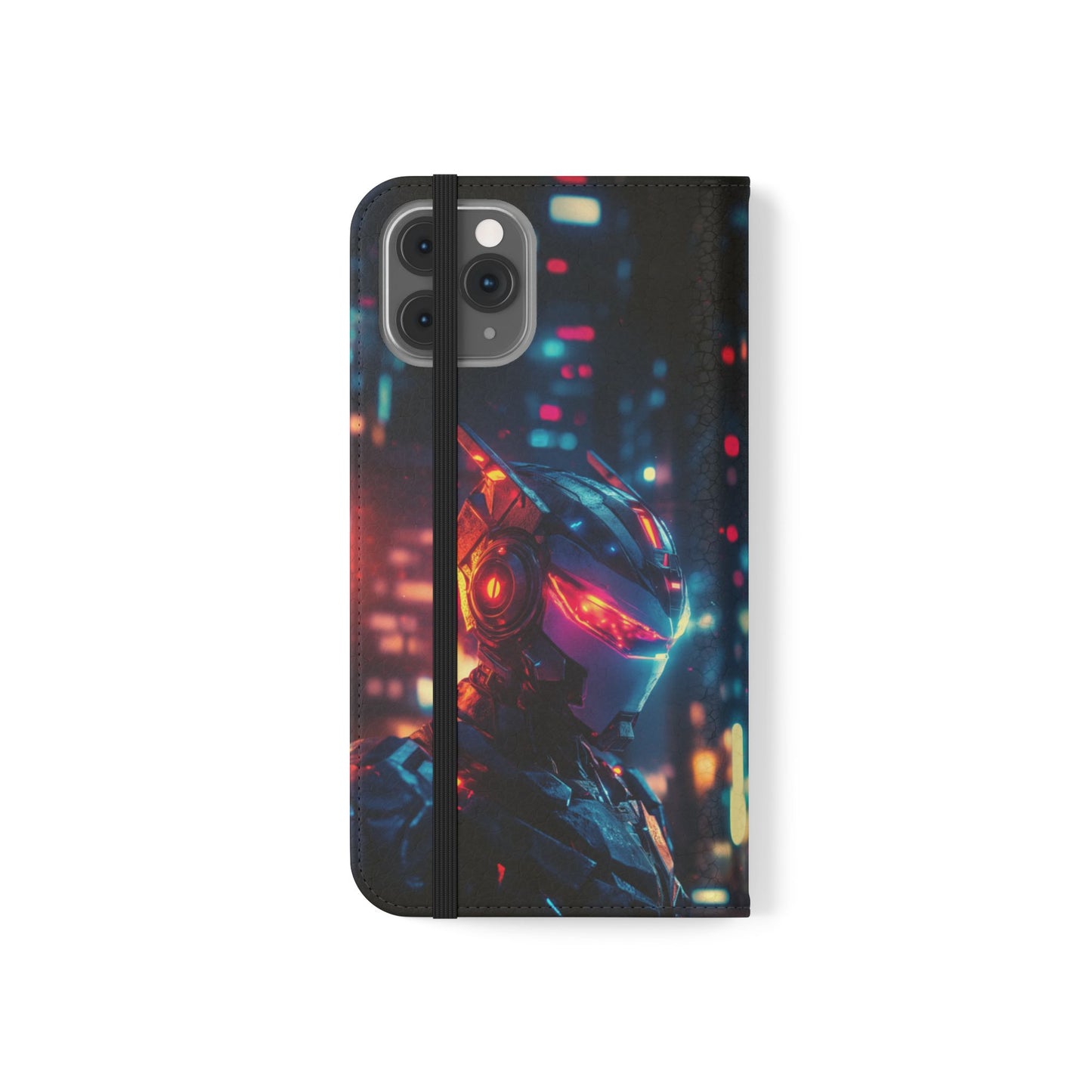 Neon Cyborg - Wallet Flip Case