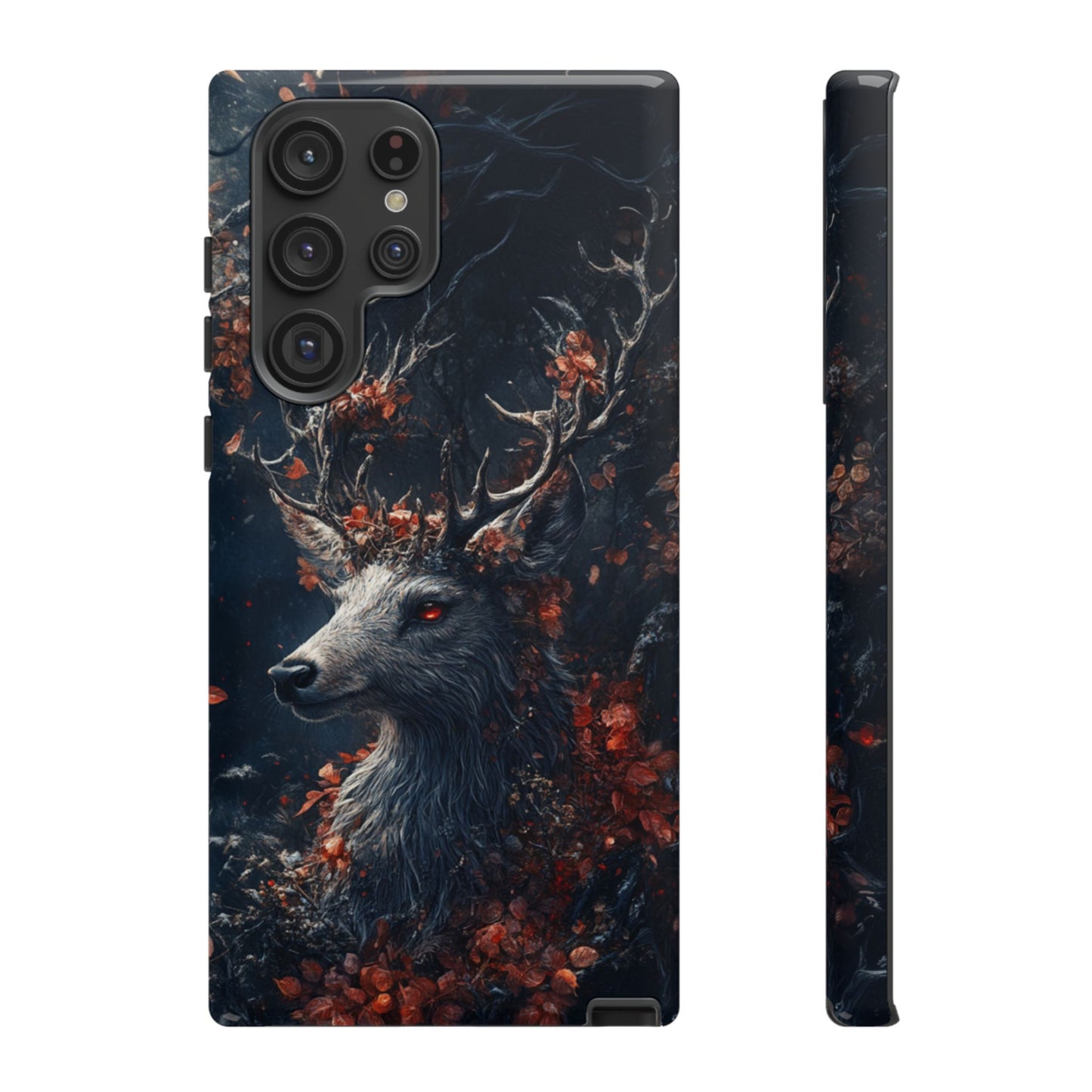 Crimson Stag Blossom – Tough Samsung Galaxy Case