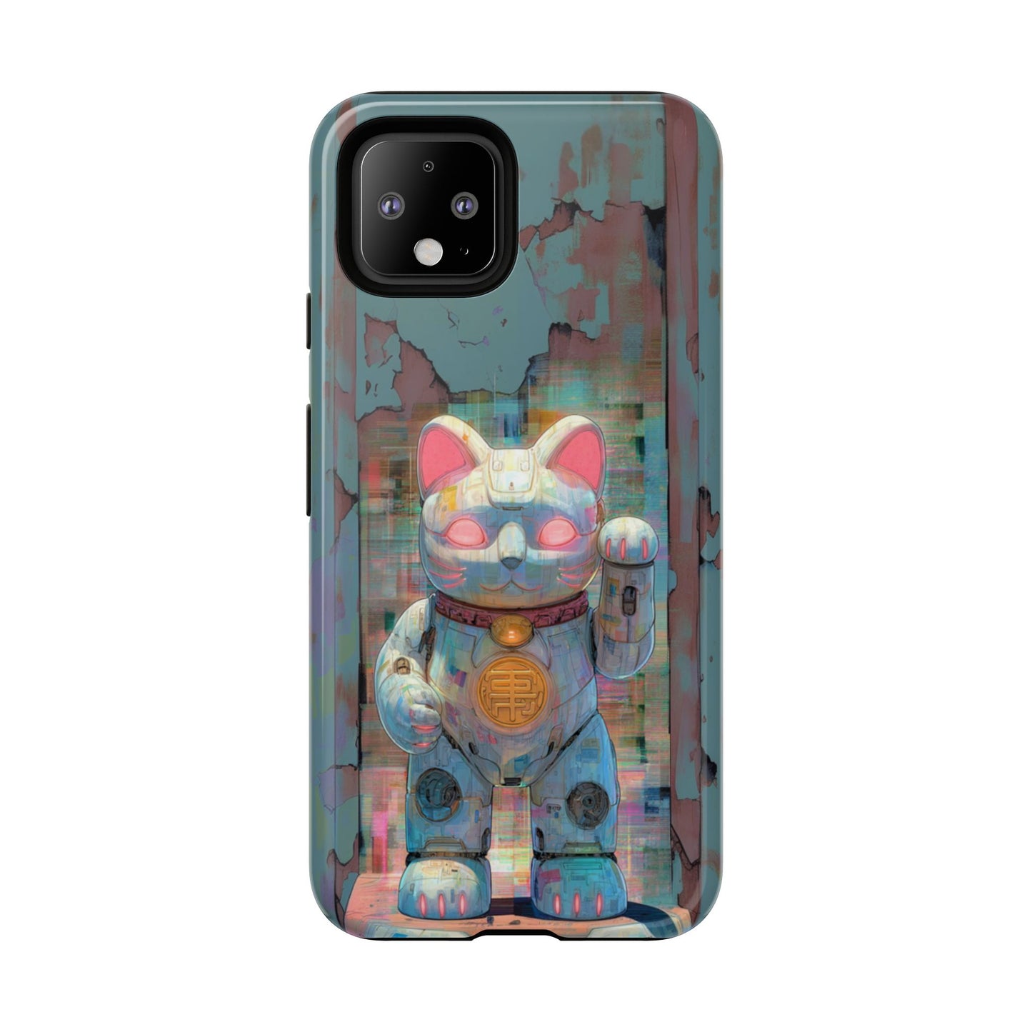 Cyber Lucky Cat - Tough Google Pixel Case