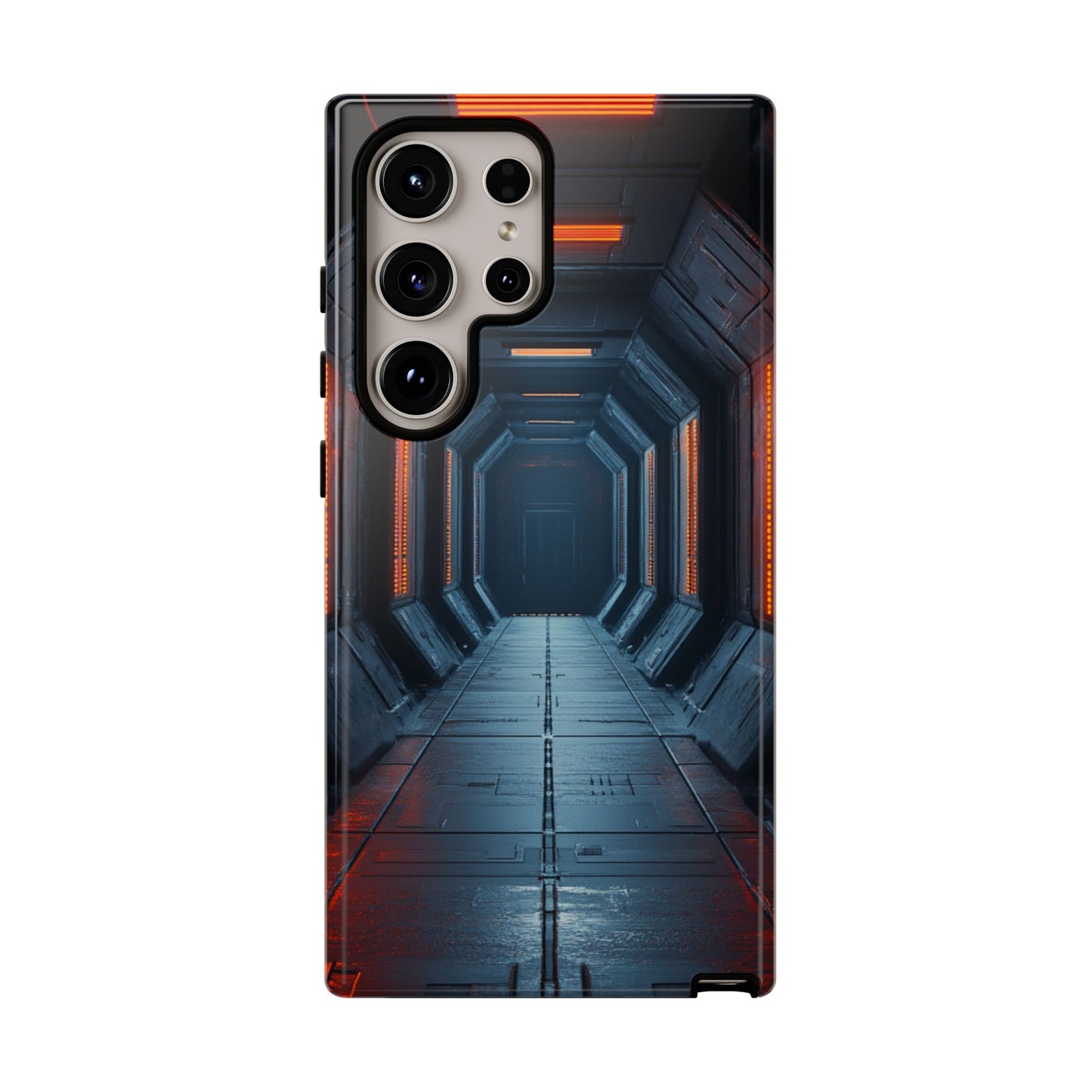Red Alert Corridor – Tough Samsung Galaxy Case