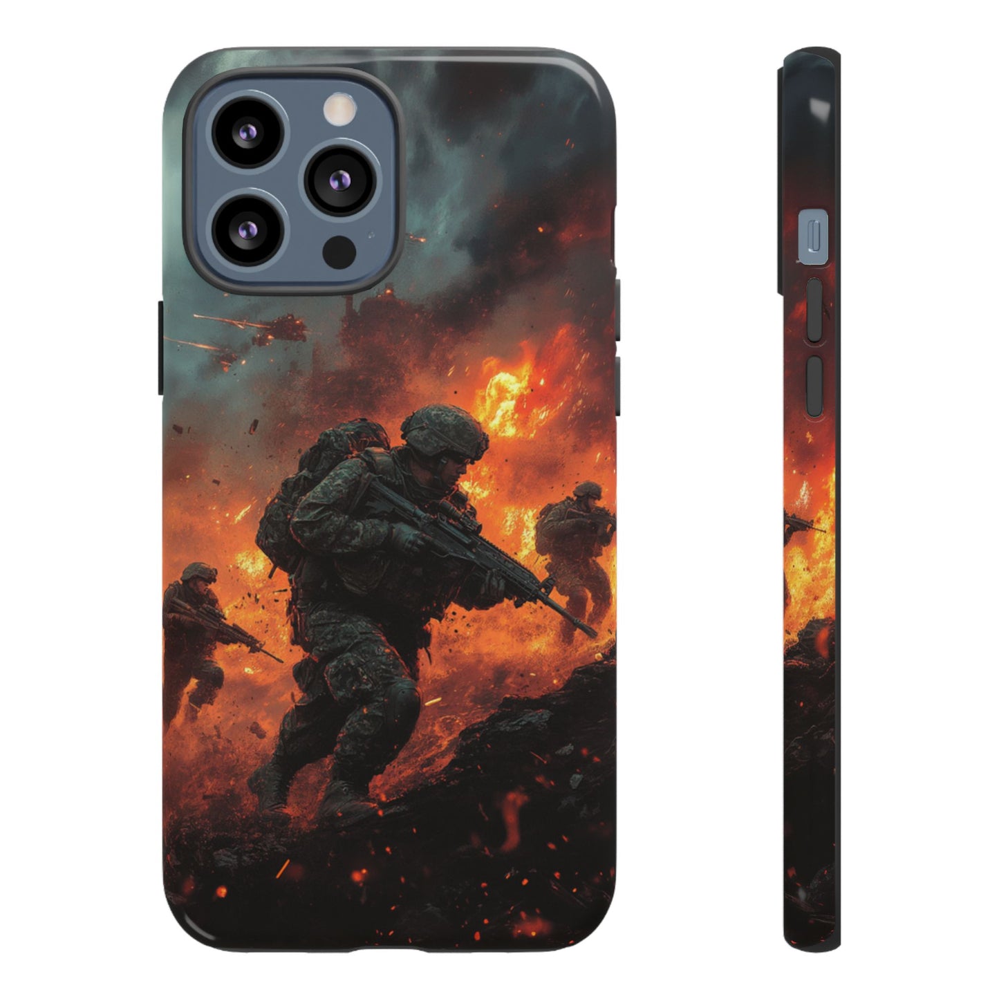 Epic Battlefield Soldier Phone Case - iPhone, Google Pixel, Samsung Galaxy