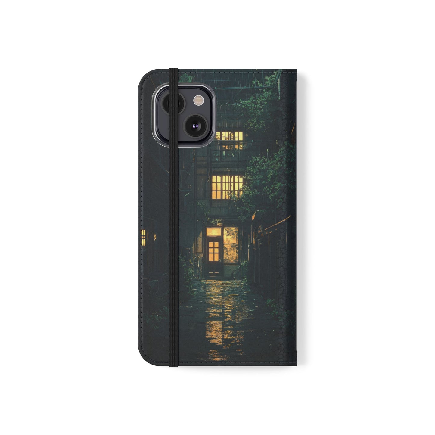 Rainy Alley - Wallet Flip Case