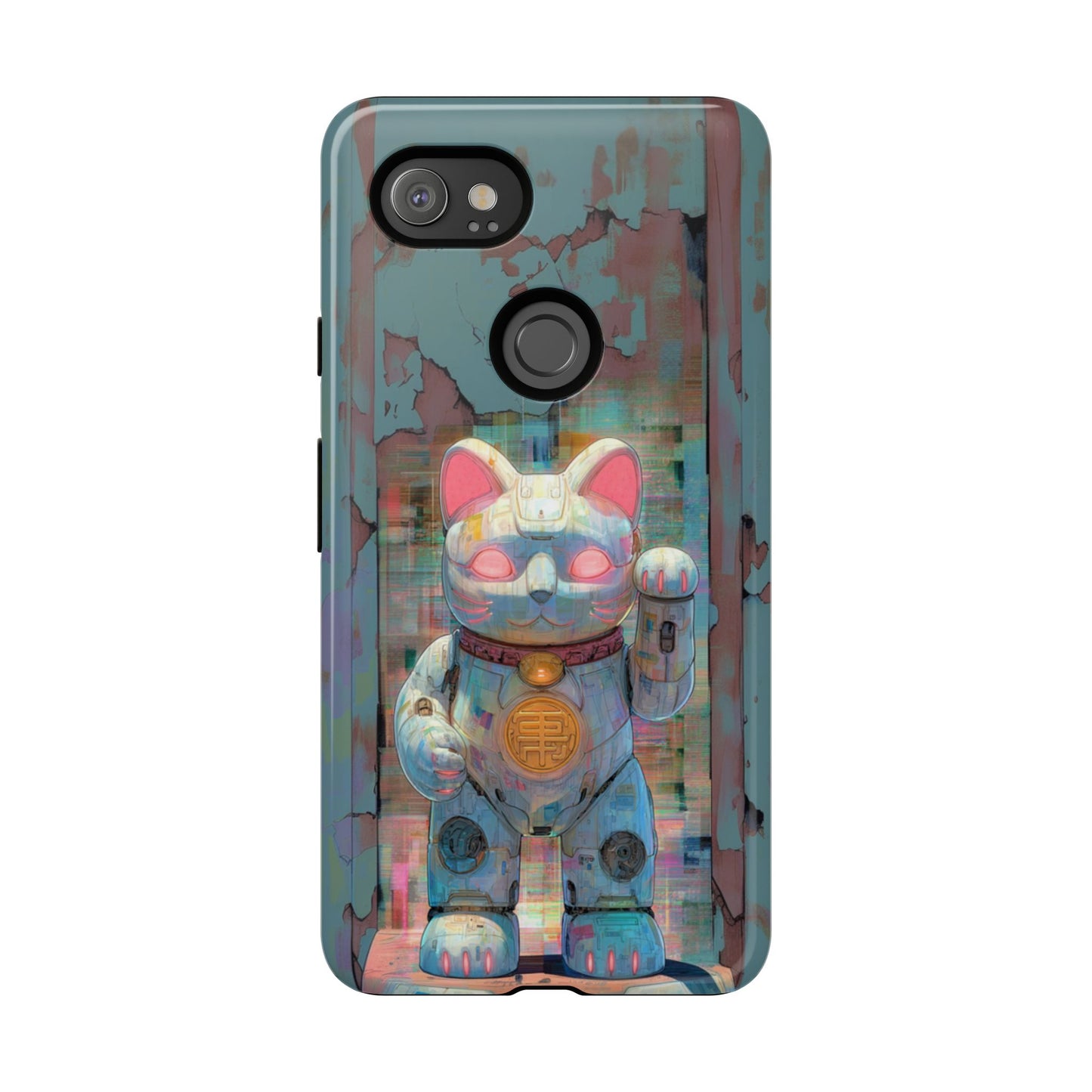 Cyber Lucky Cat - Tough Google Pixel Case