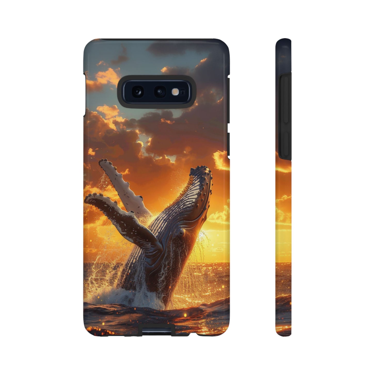 Sunset Breach Whale - Tough Samsung Galaxy Case