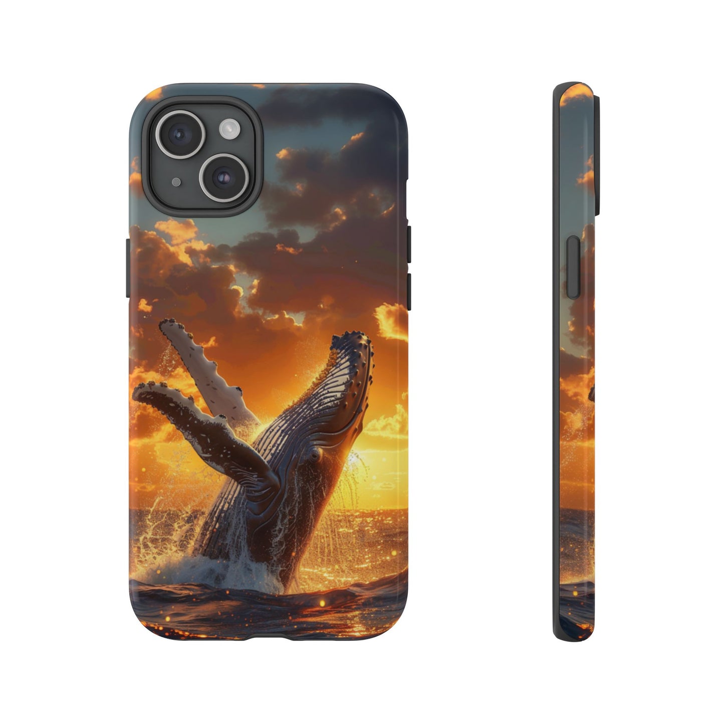Sunset Breach Whale - Tough iPhone Case