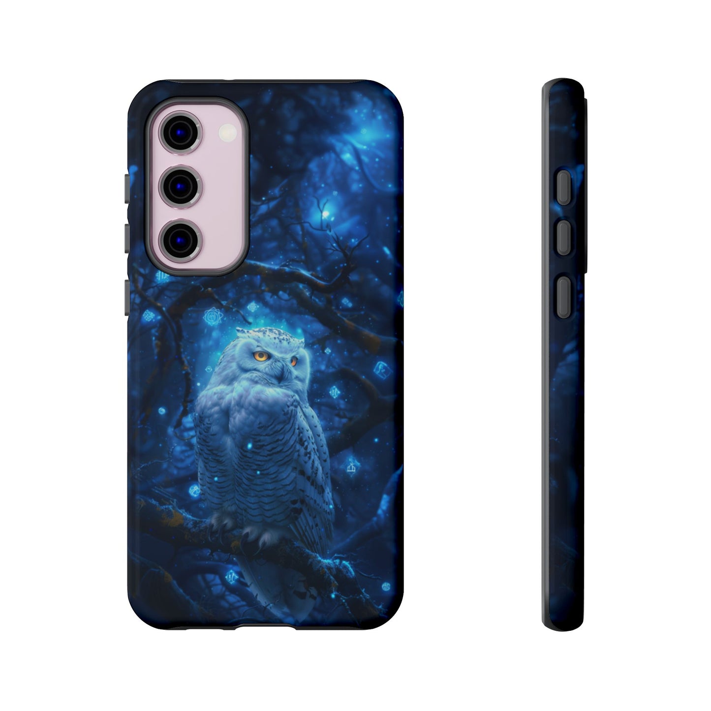 Luminous Rune Owl – Tough Samsung Galaxy Case