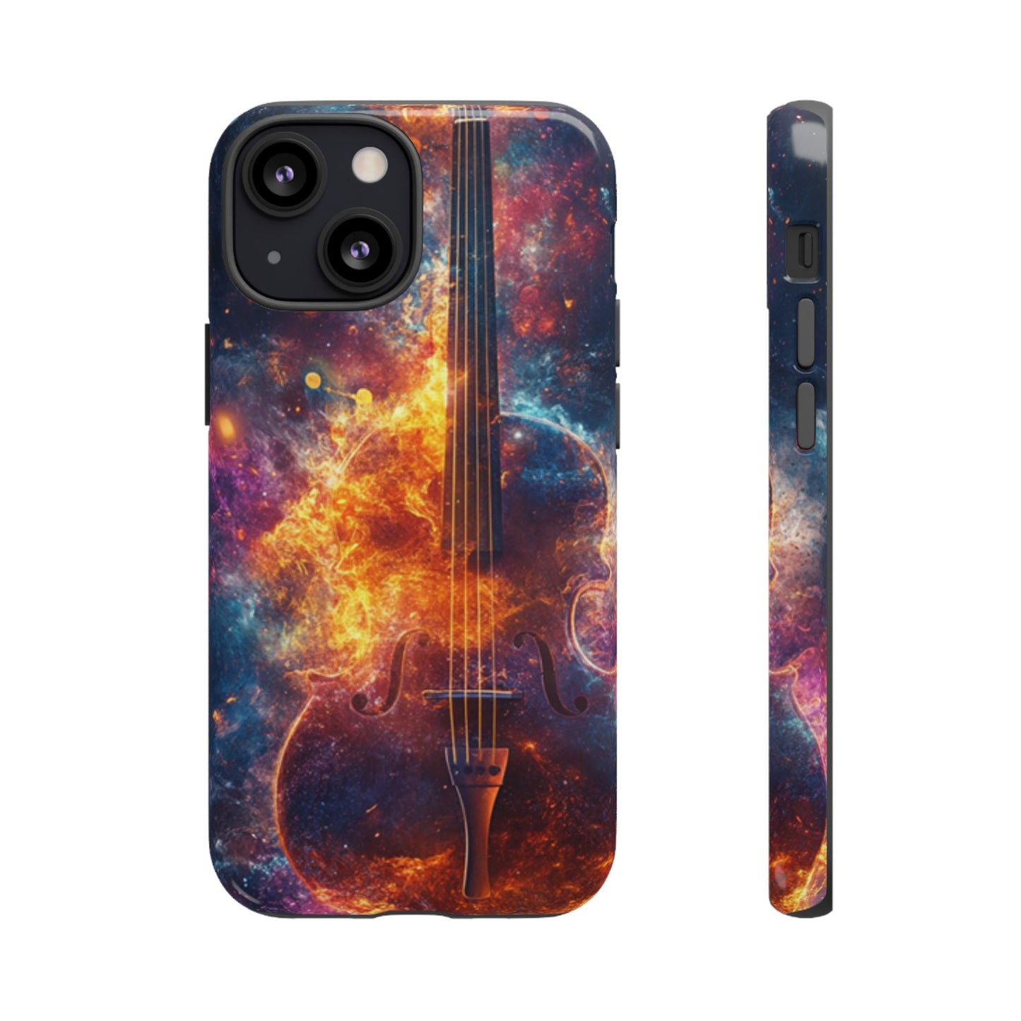 Fiery Violin Galaxy Phone Case – iPhone, Samsung, Google Pixel