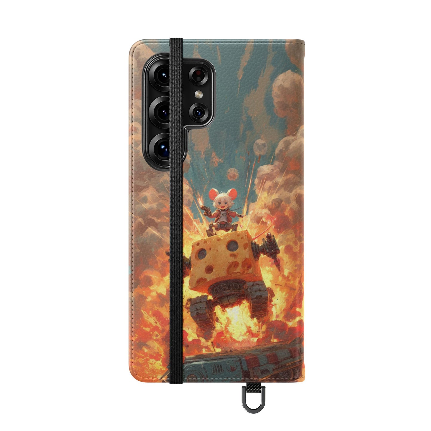 Battle Tank Mouse - Wallet Flip Case