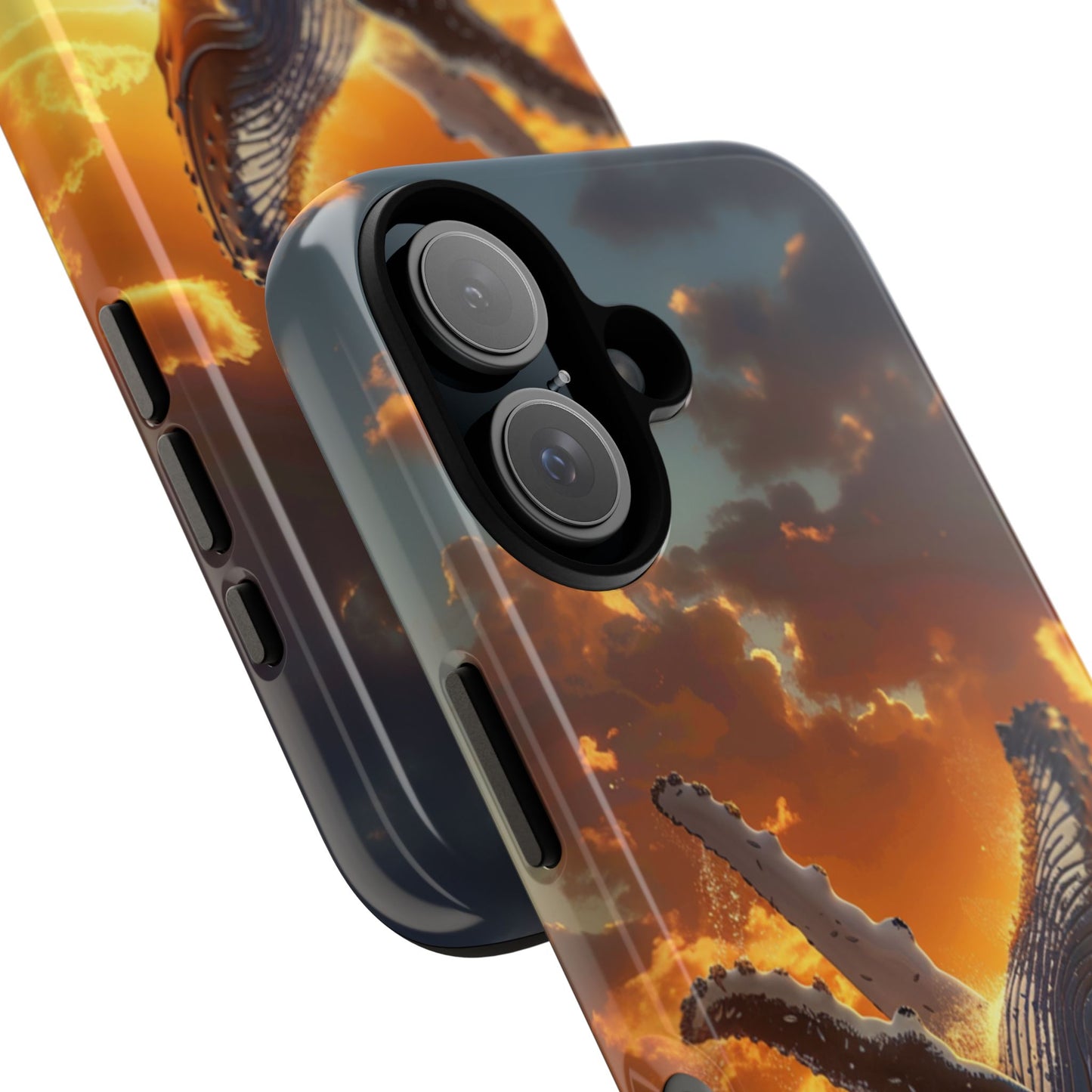 Sunset Breach Whale - Tough iPhone Case