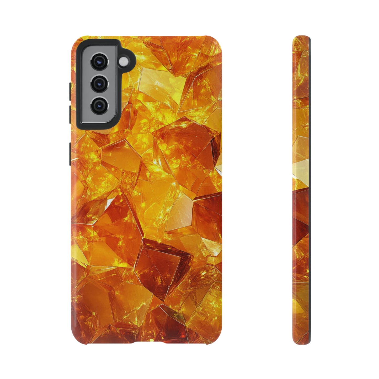 Amber Crystal Shards – Tough Samsung Galaxy Case