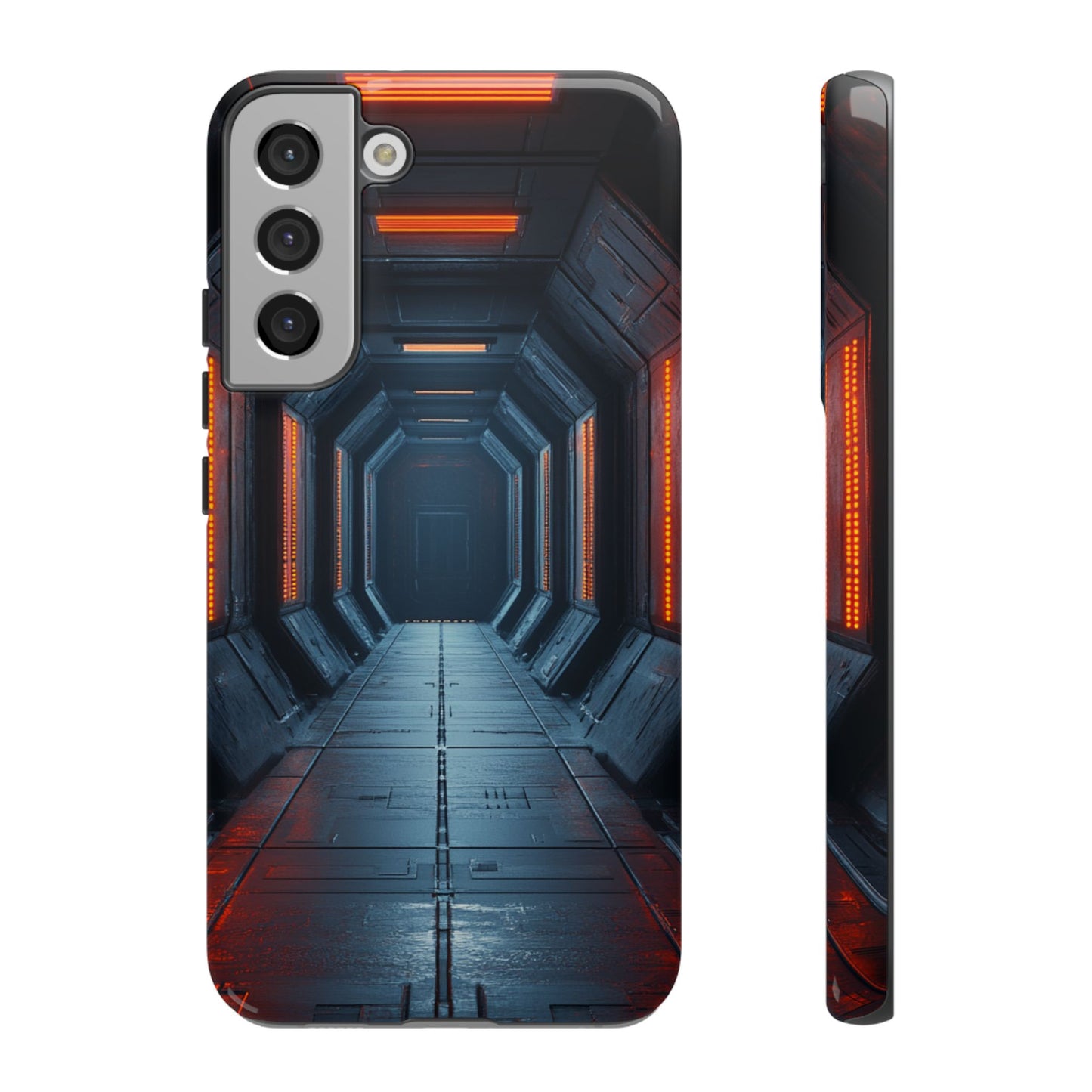 Red Alert Corridor – Tough Samsung Galaxy Case