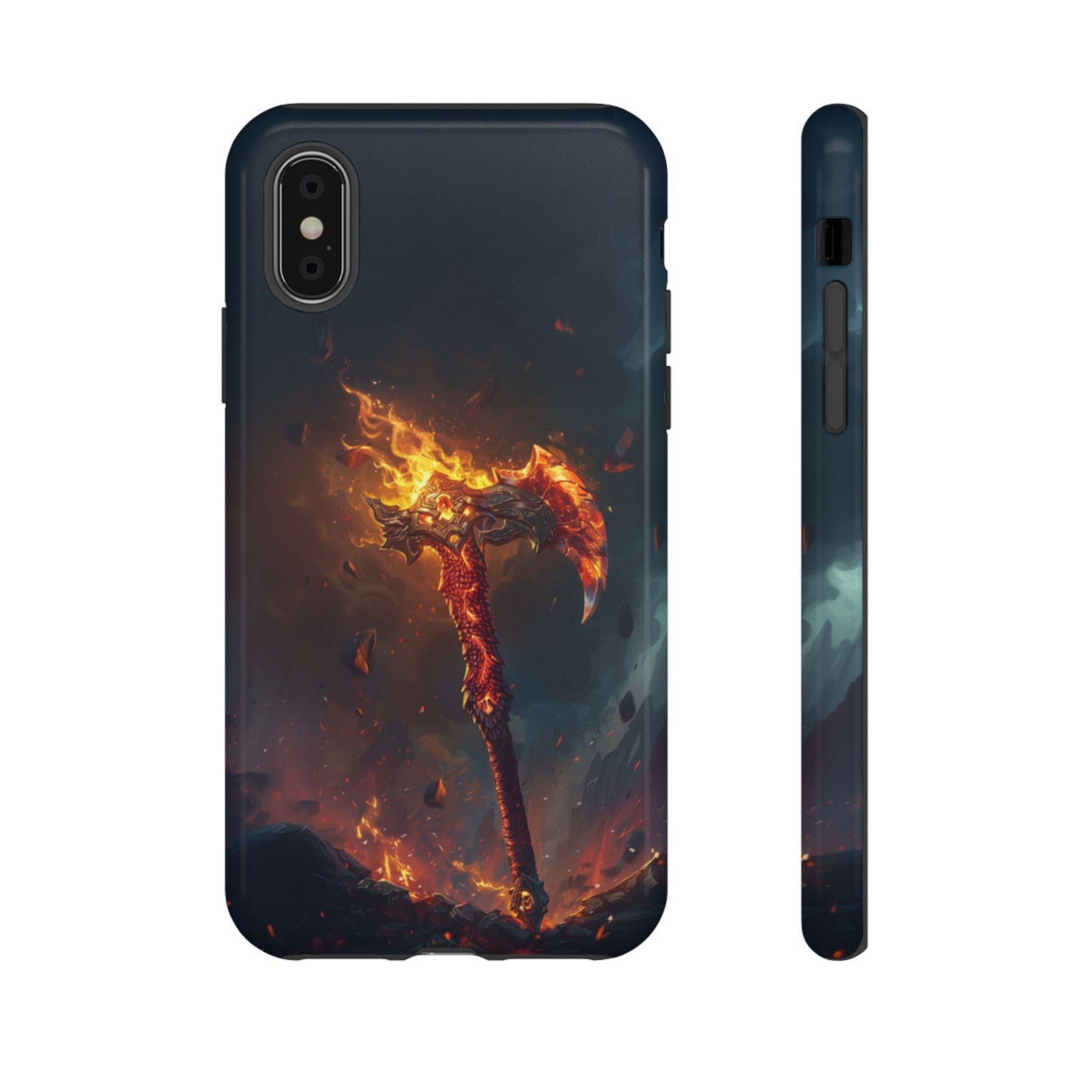 Dragon Fire Axe - Tough iPhone Case
