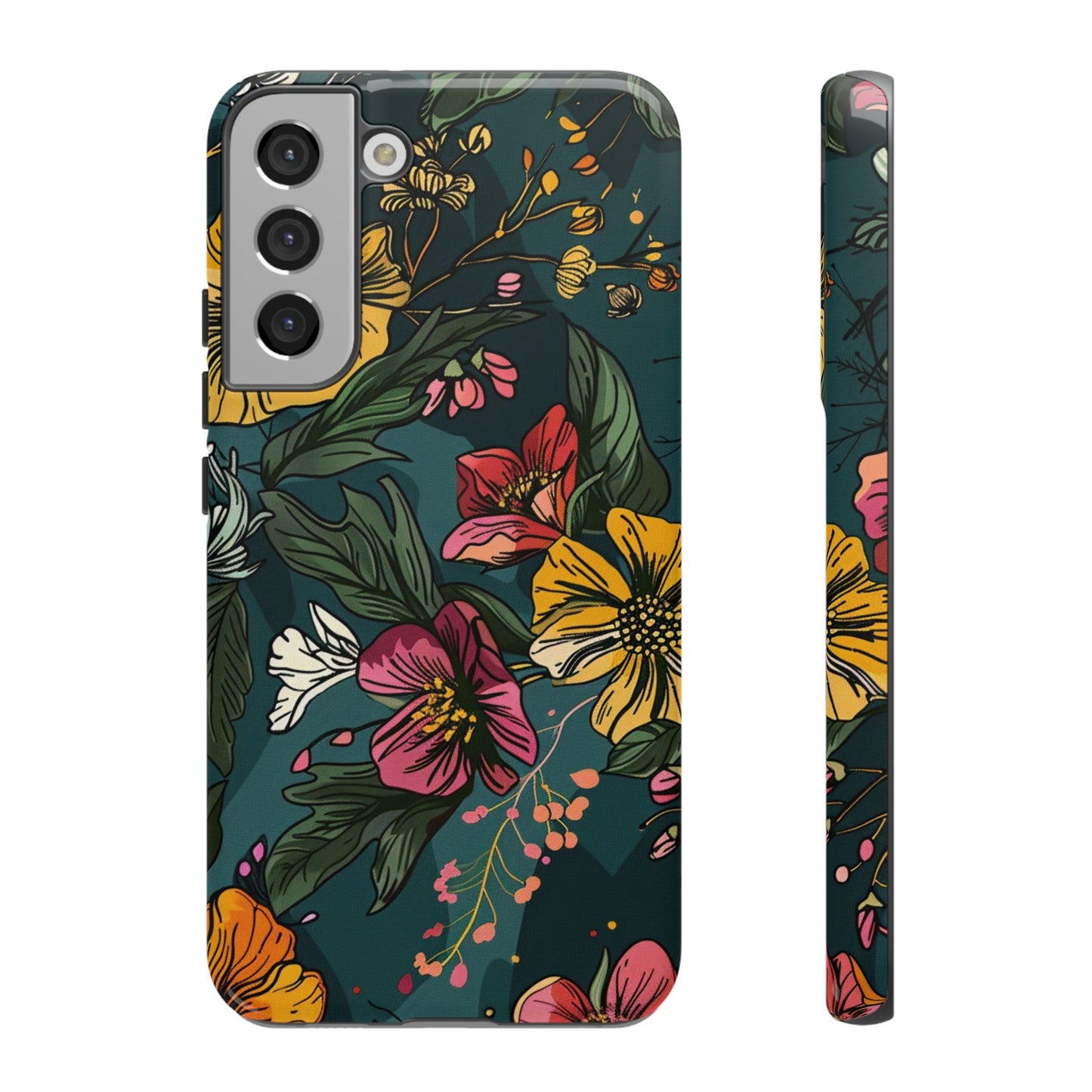 Vintage Floral Bloom – Tough Samsung Galaxy Case