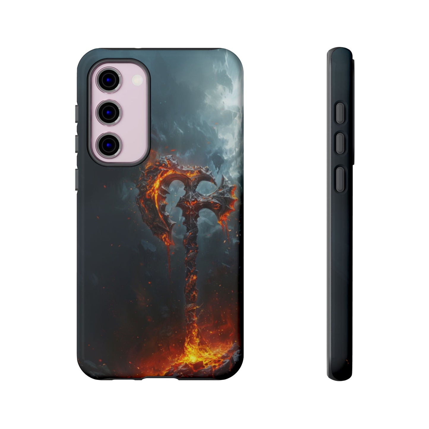 Molten War Axe - Tough Samsung Galaxy Case