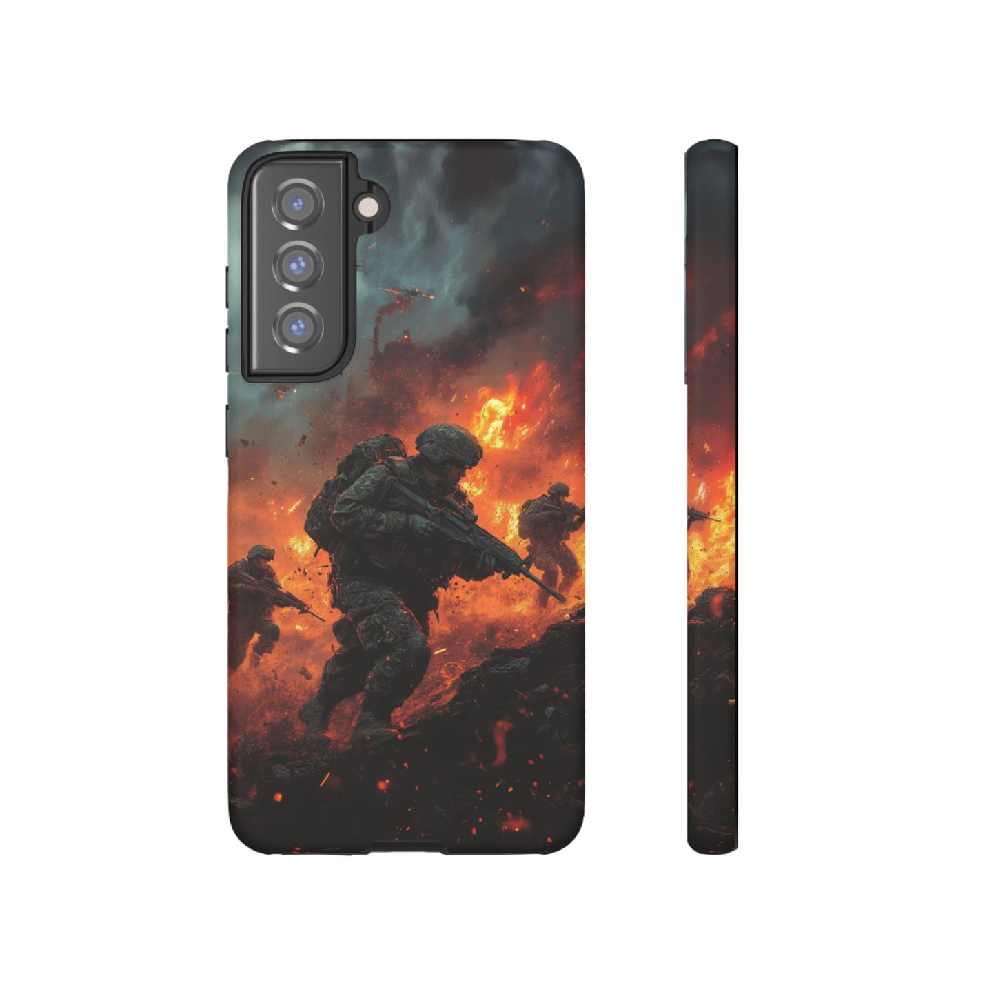 Epic Battlefield Soldier Phone Case - iPhone, Google Pixel, Samsung Galaxy