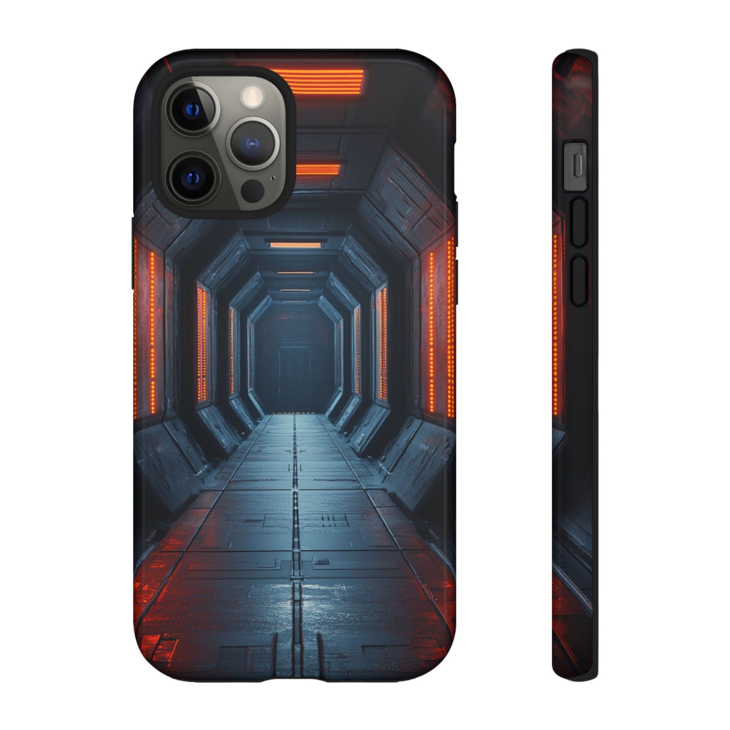Red Alert Corridor – Tough iPhone Case