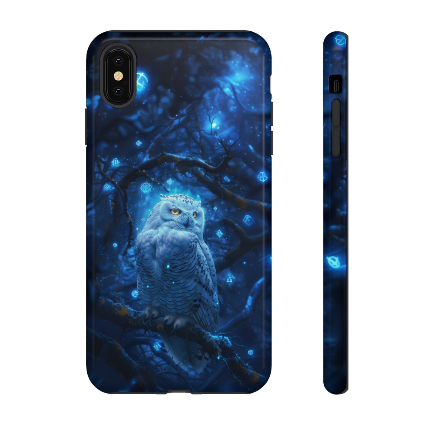 Luminous Rune Owl – Tough iPhone Case