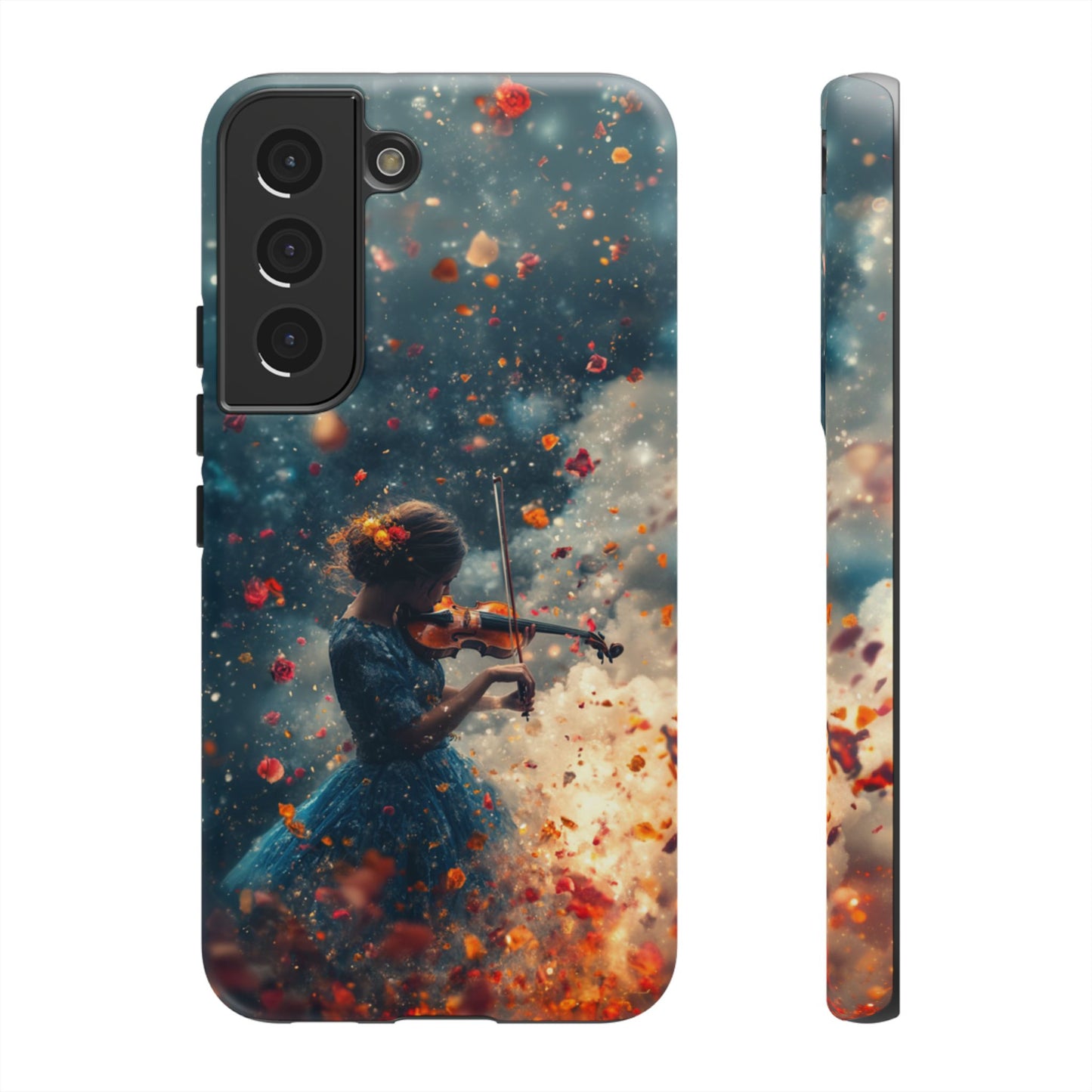 Petal Breeze Violinist Phone Case - iPhone, Google Pixel, Samsung Galaxy
