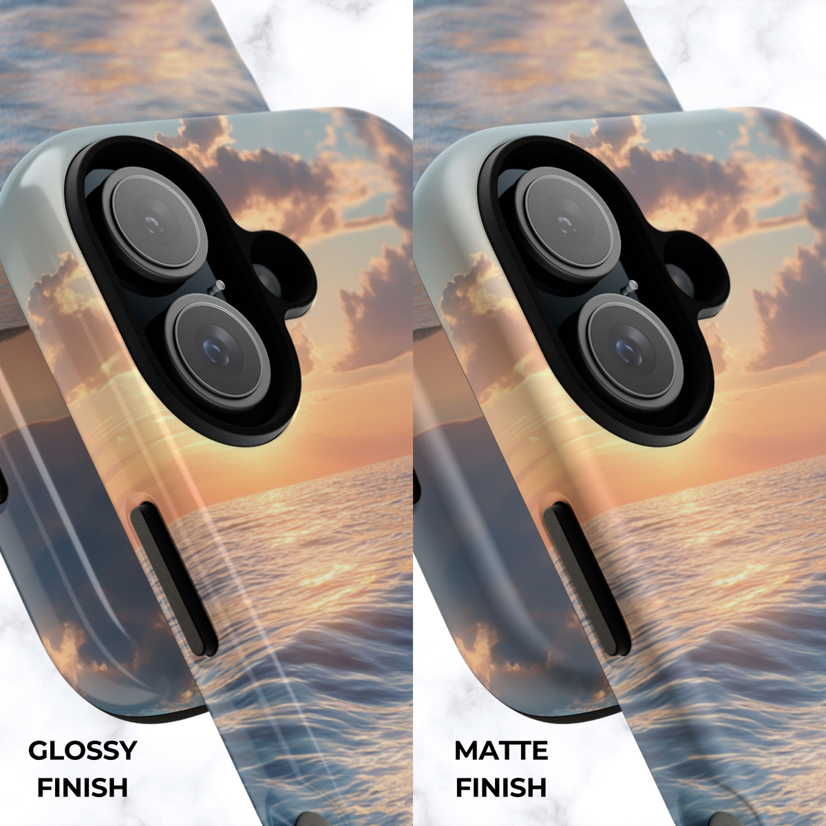 Sunset Beach Waves - iPhone Case