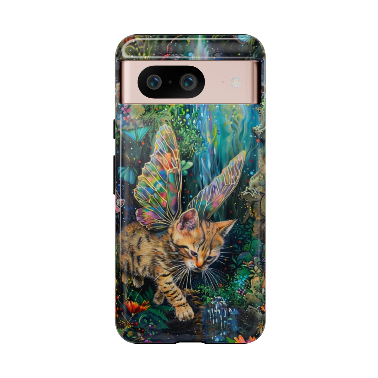 Fairy Garden Cat Phone Case – iPhone, Google Pixel, Samsung Galaxy