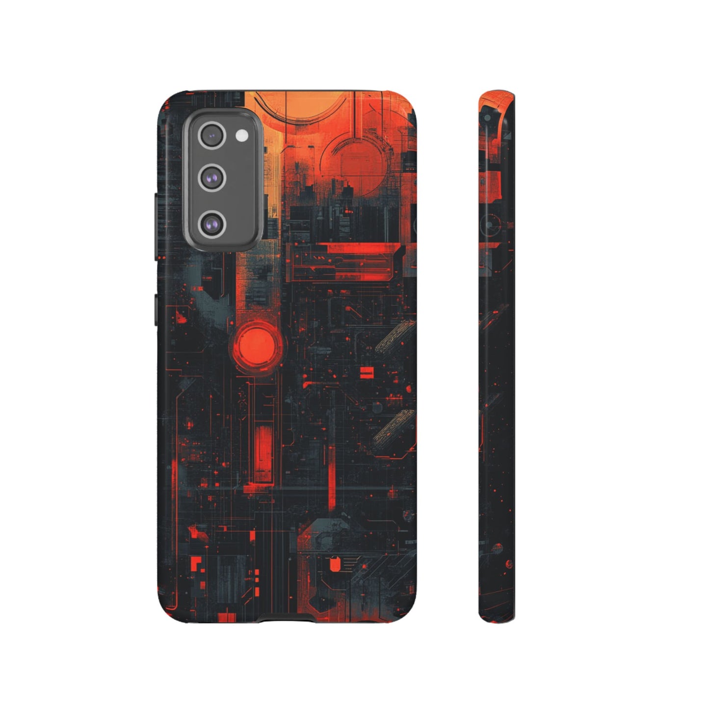 Neon Circuit Matrix – Tough Samsung Galaxy Case