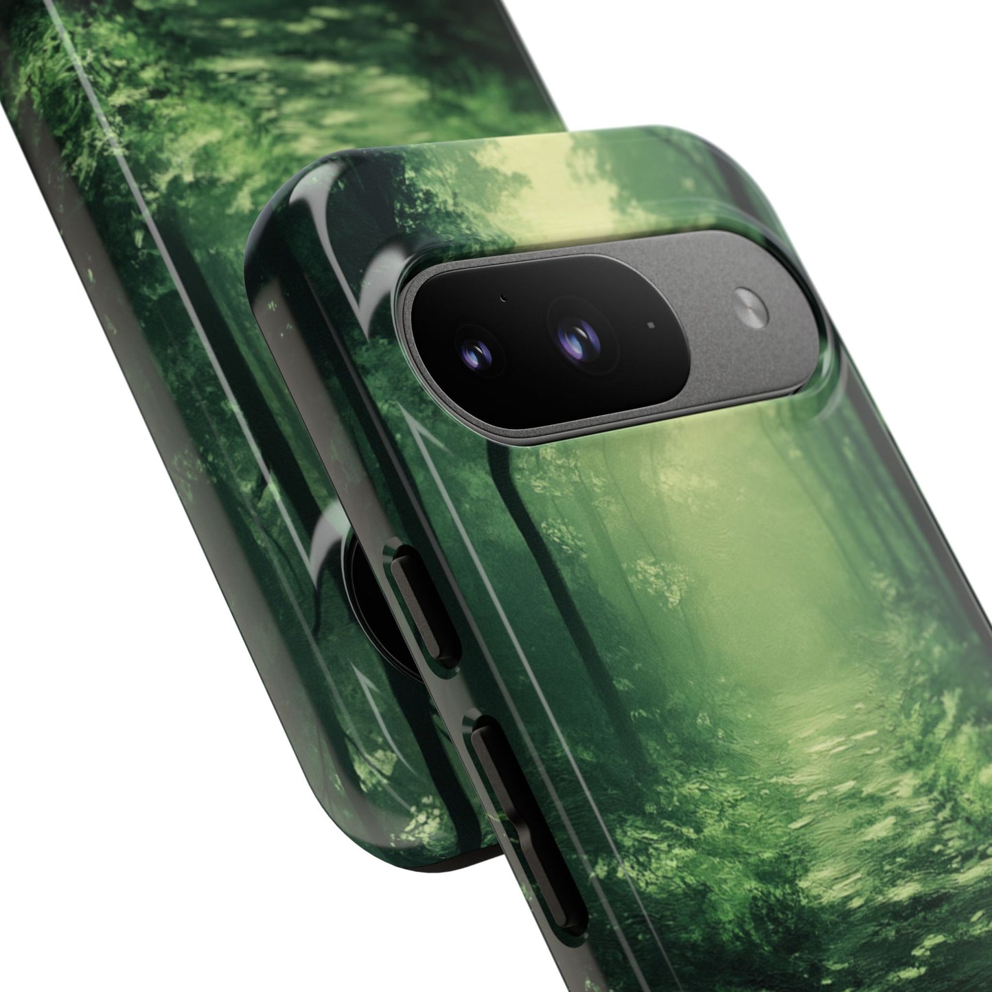 Emerald Mist Forest Path - Tough Google Pixel Case