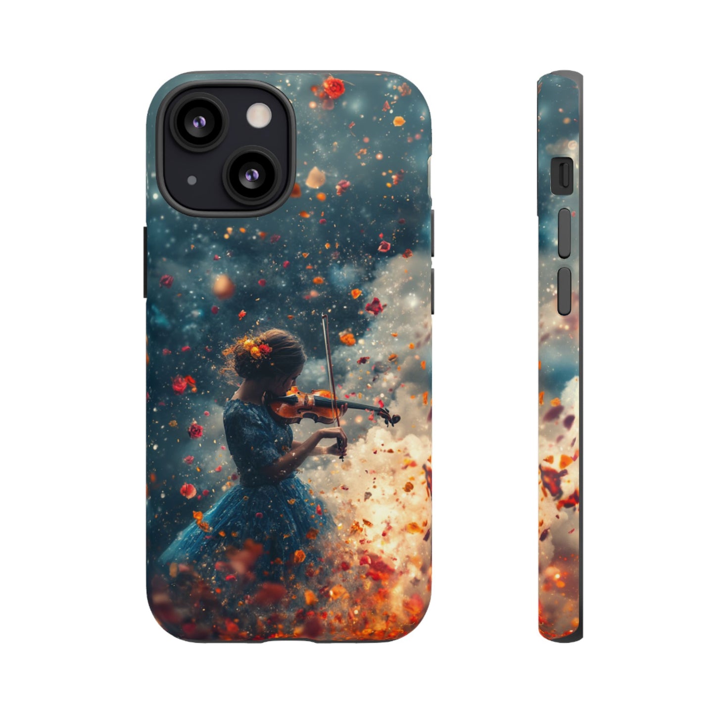 Petal Breeze Violinist Phone Case - iPhone, Google Pixel, Samsung Galaxy