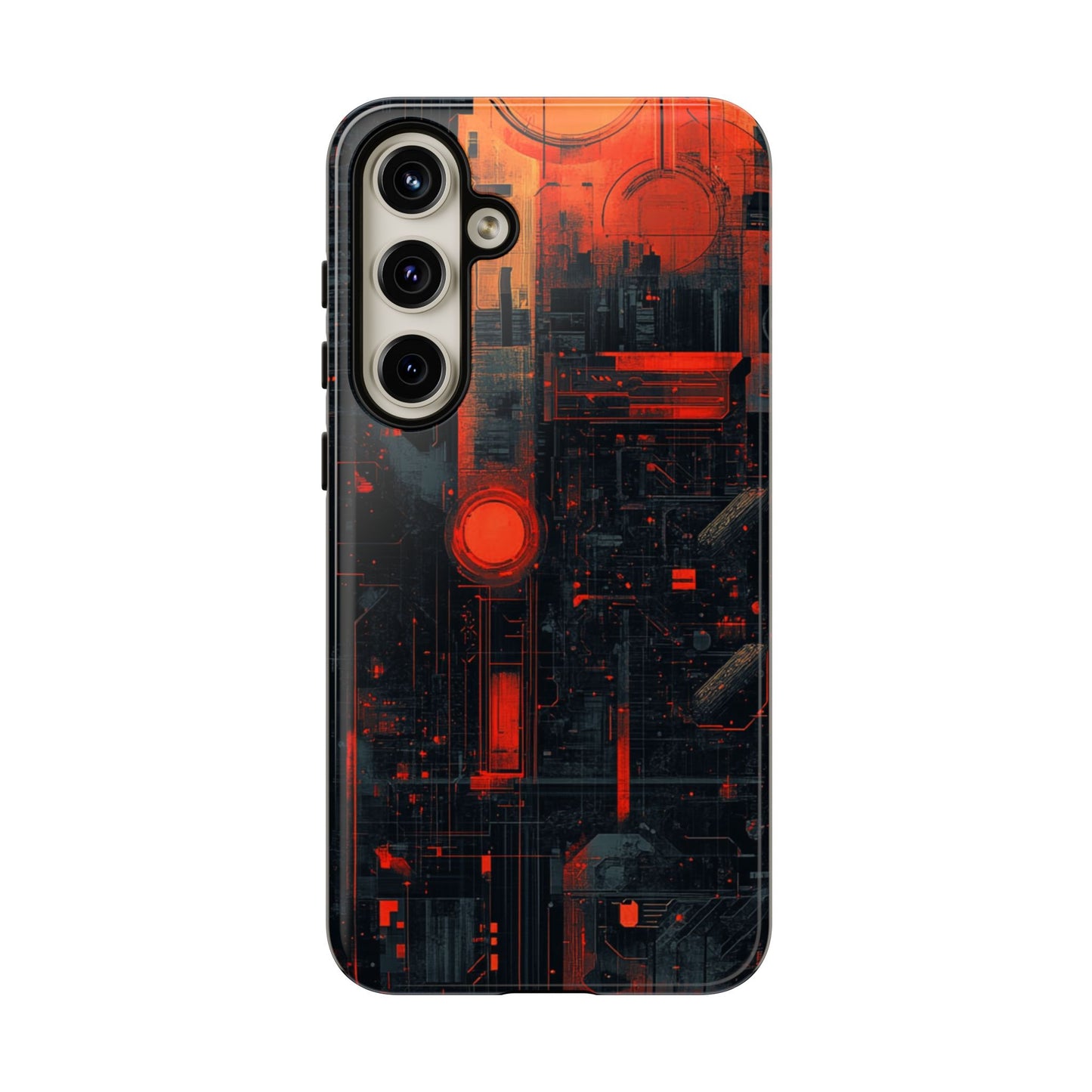 Neon Circuit Matrix – Tough Samsung Galaxy Case